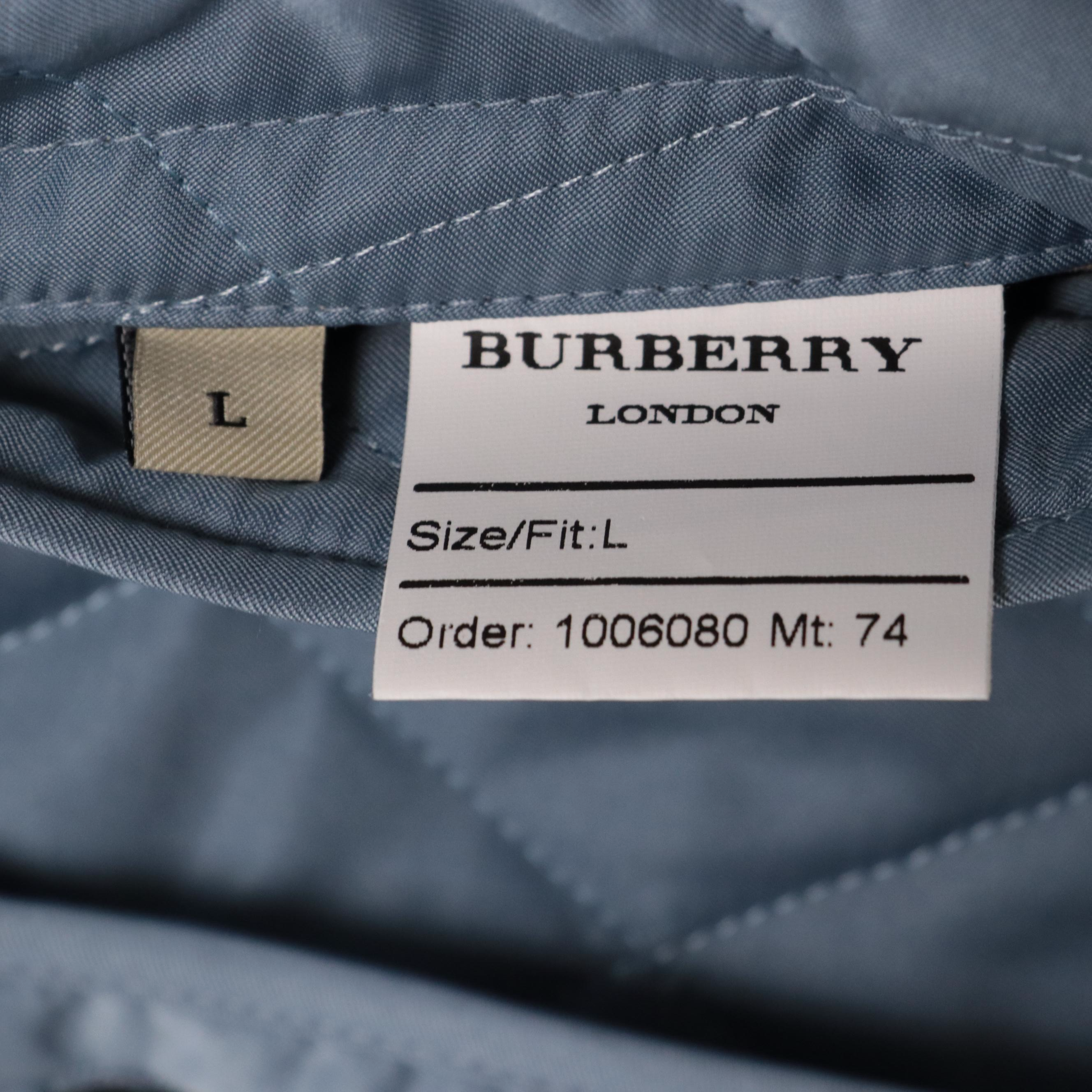 Burberry Quilted Double-Breasted Jacket