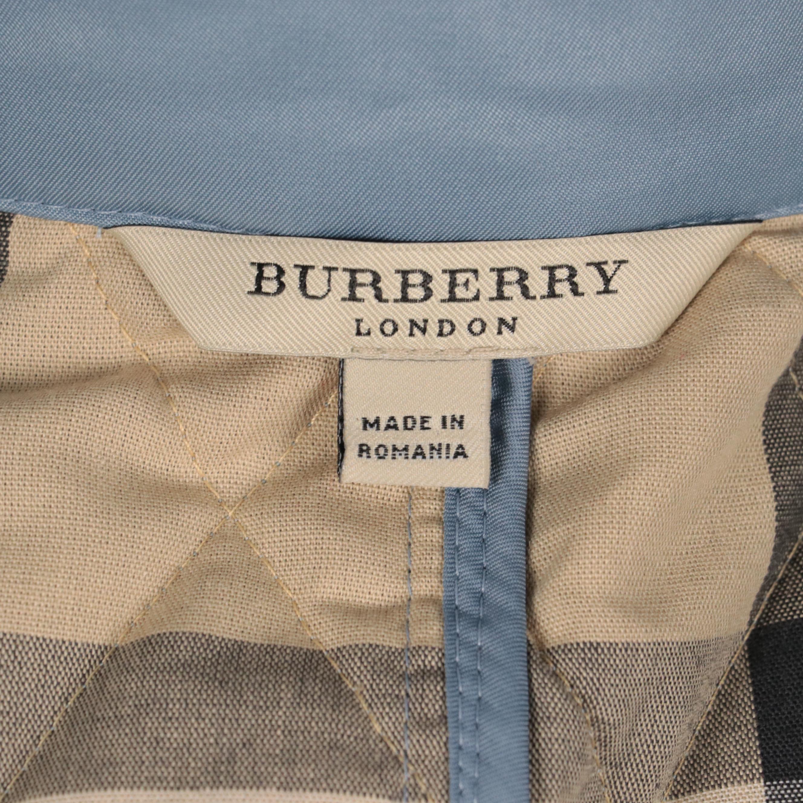 Burberry Quilted Double-Breasted Jacket