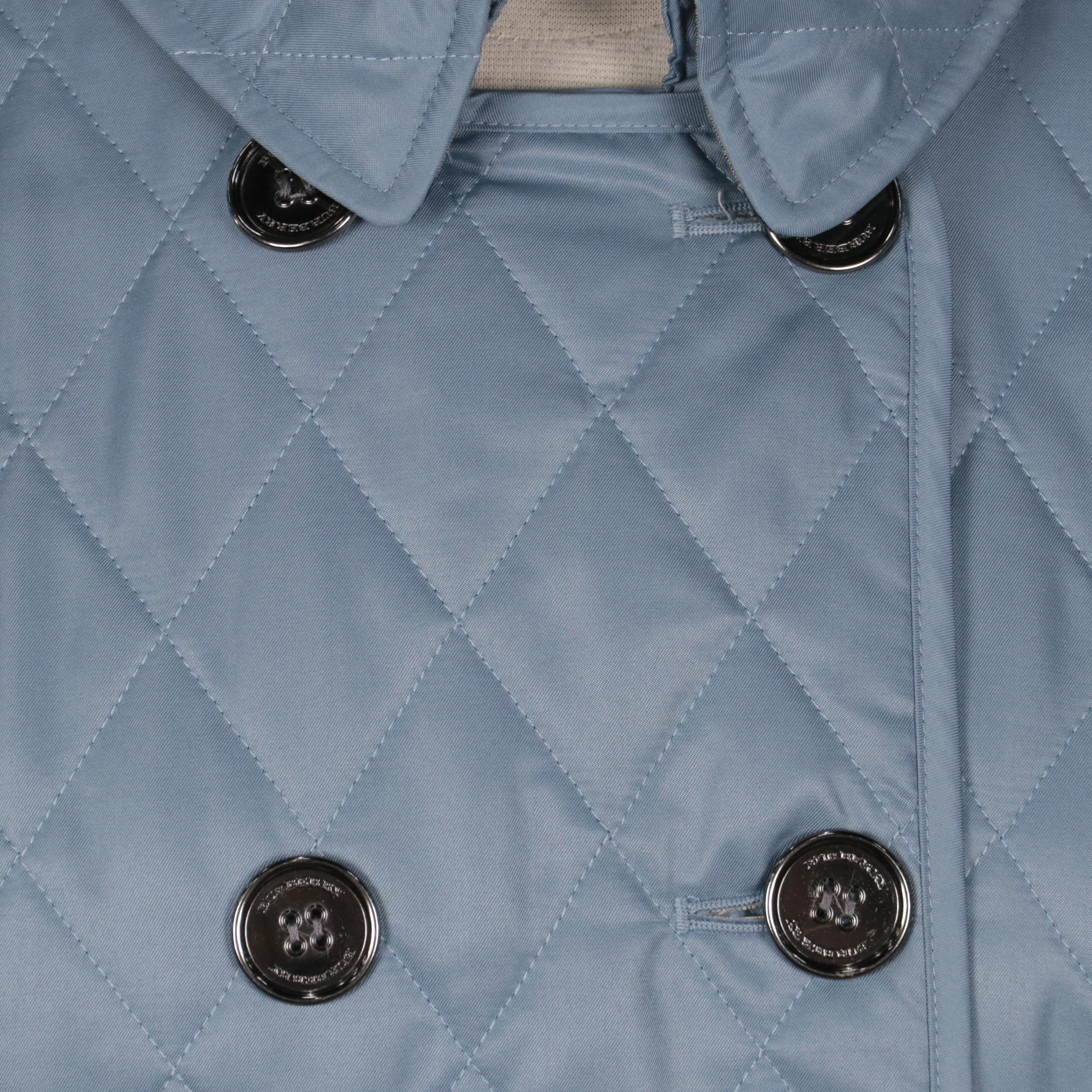 Burberry Quilted Double-Breasted Jacket