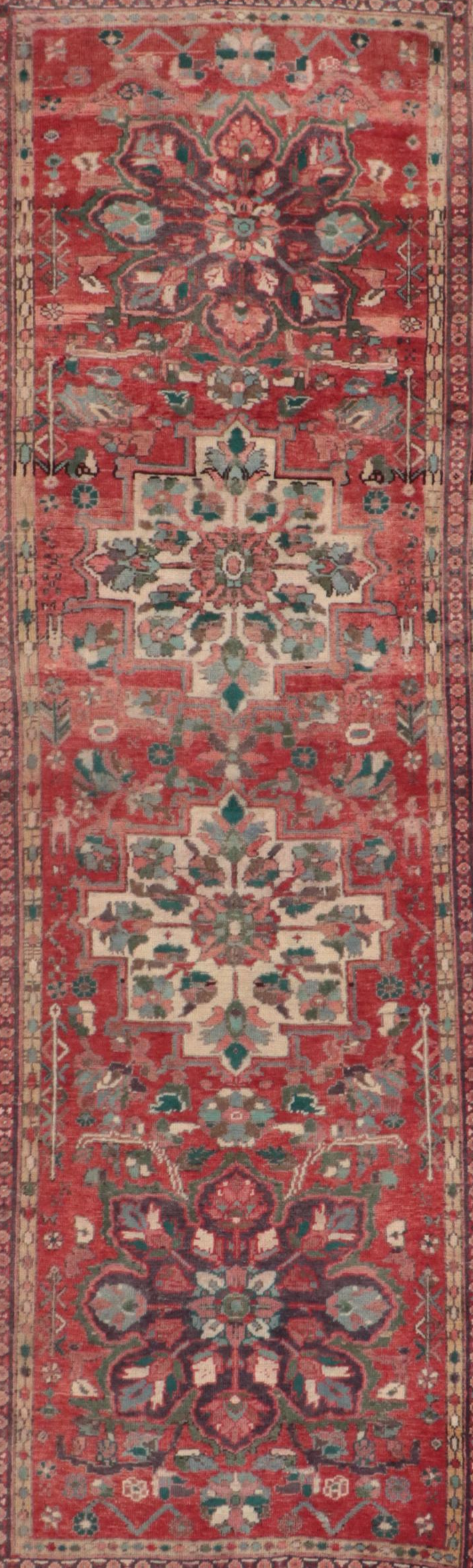 3'6 x 10'5 Hand-Knotted Persian Arak Long Rug