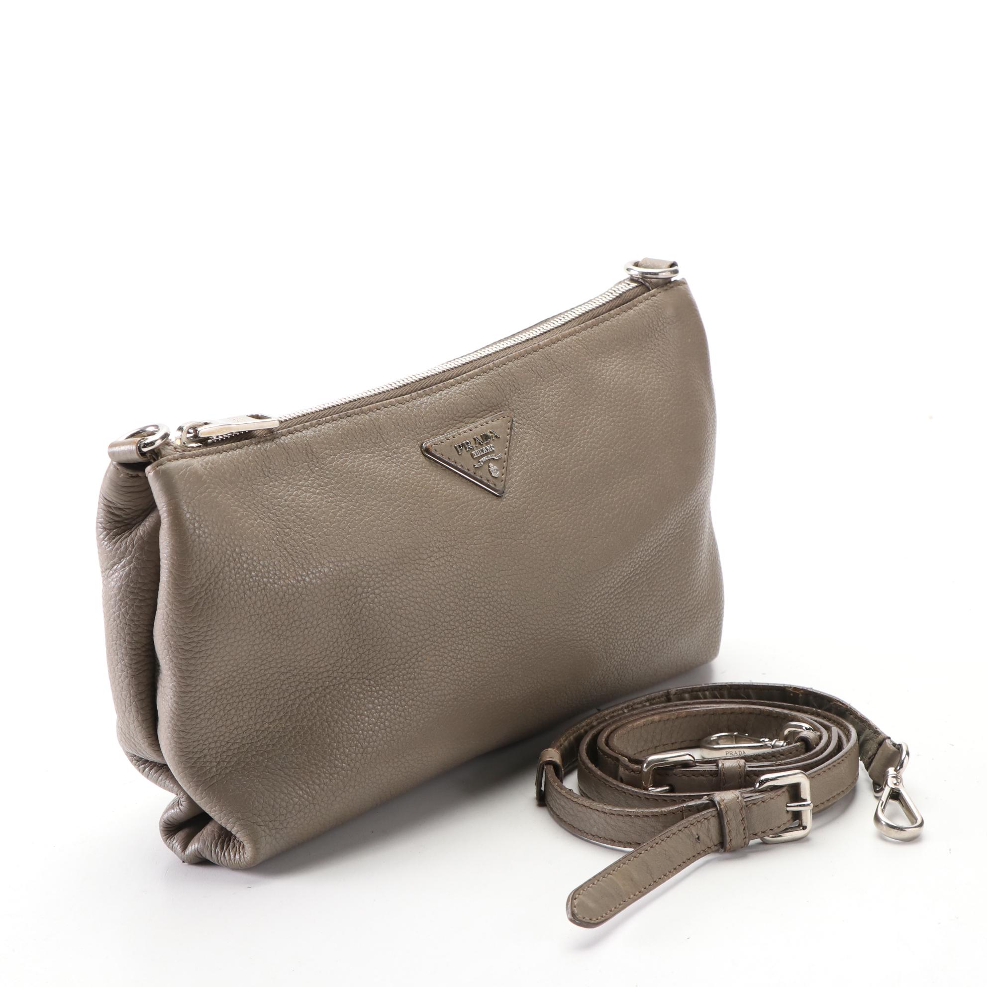 Prada Crossbody Bag in Vitello Daino Leather