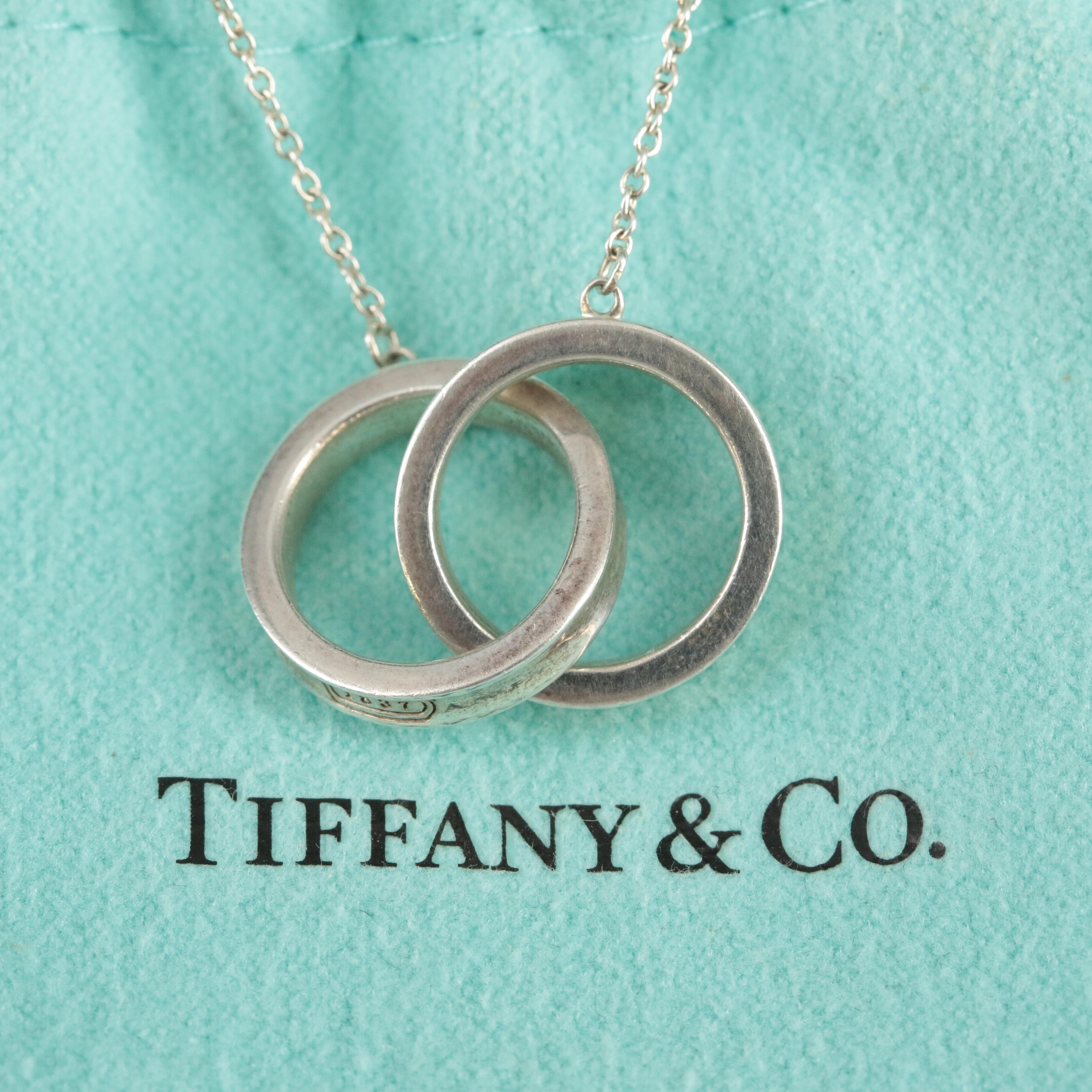 Tiffany & Co. "1837" Sterling Interlocking Circles Necklace