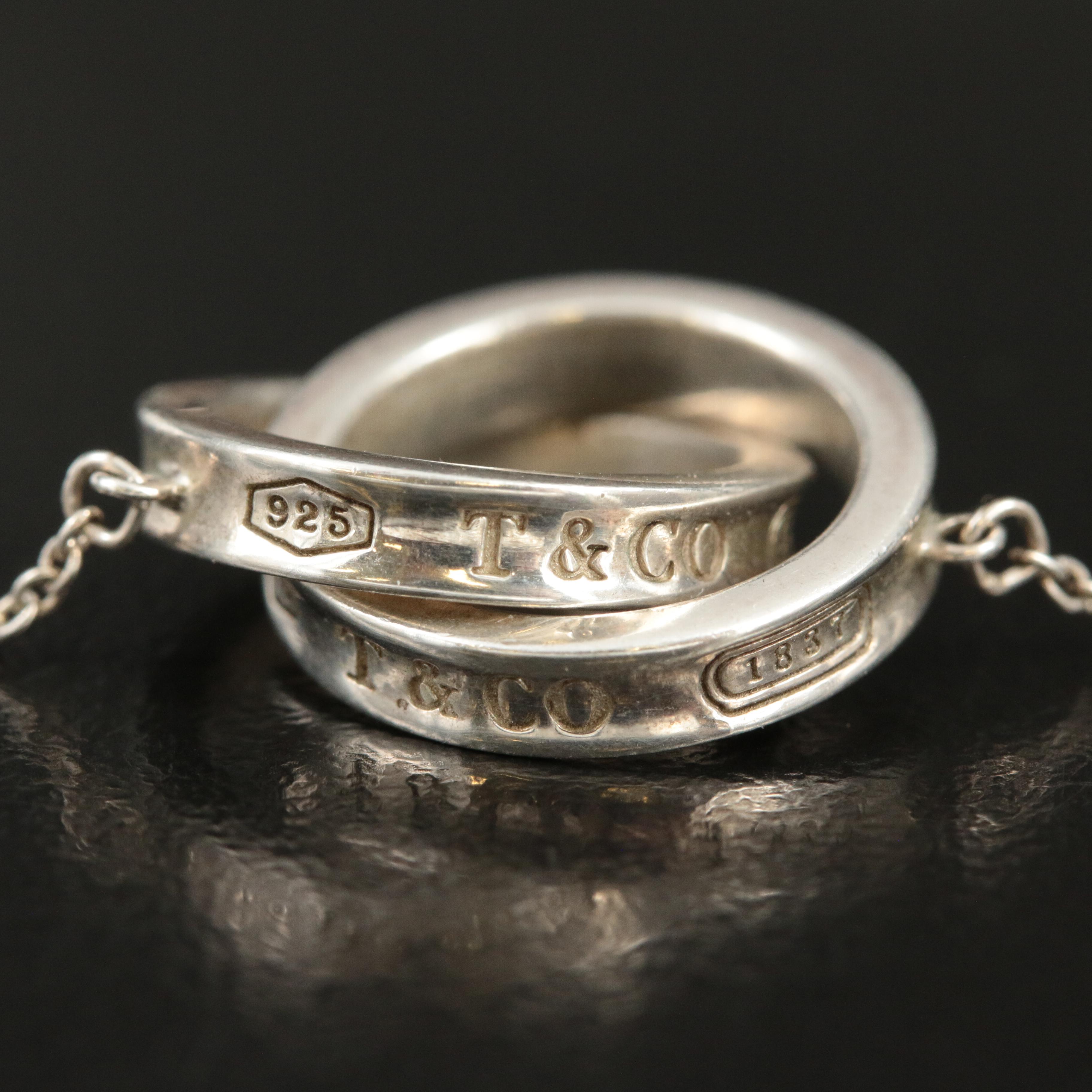 Tiffany & Co. "1837" Sterling Interlocking Circles Necklace