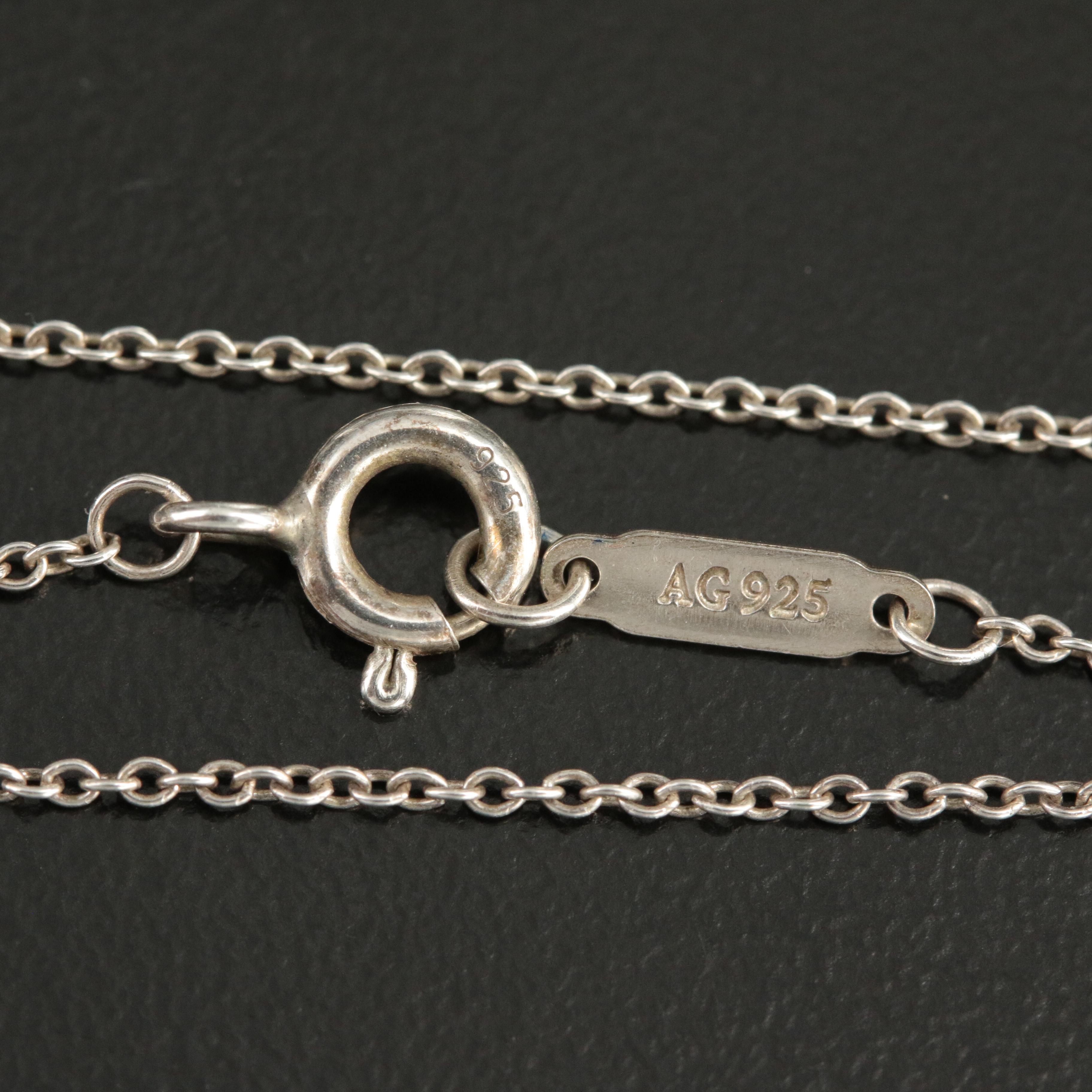 Tiffany & Co. "1837" Sterling Interlocking Circles Necklace