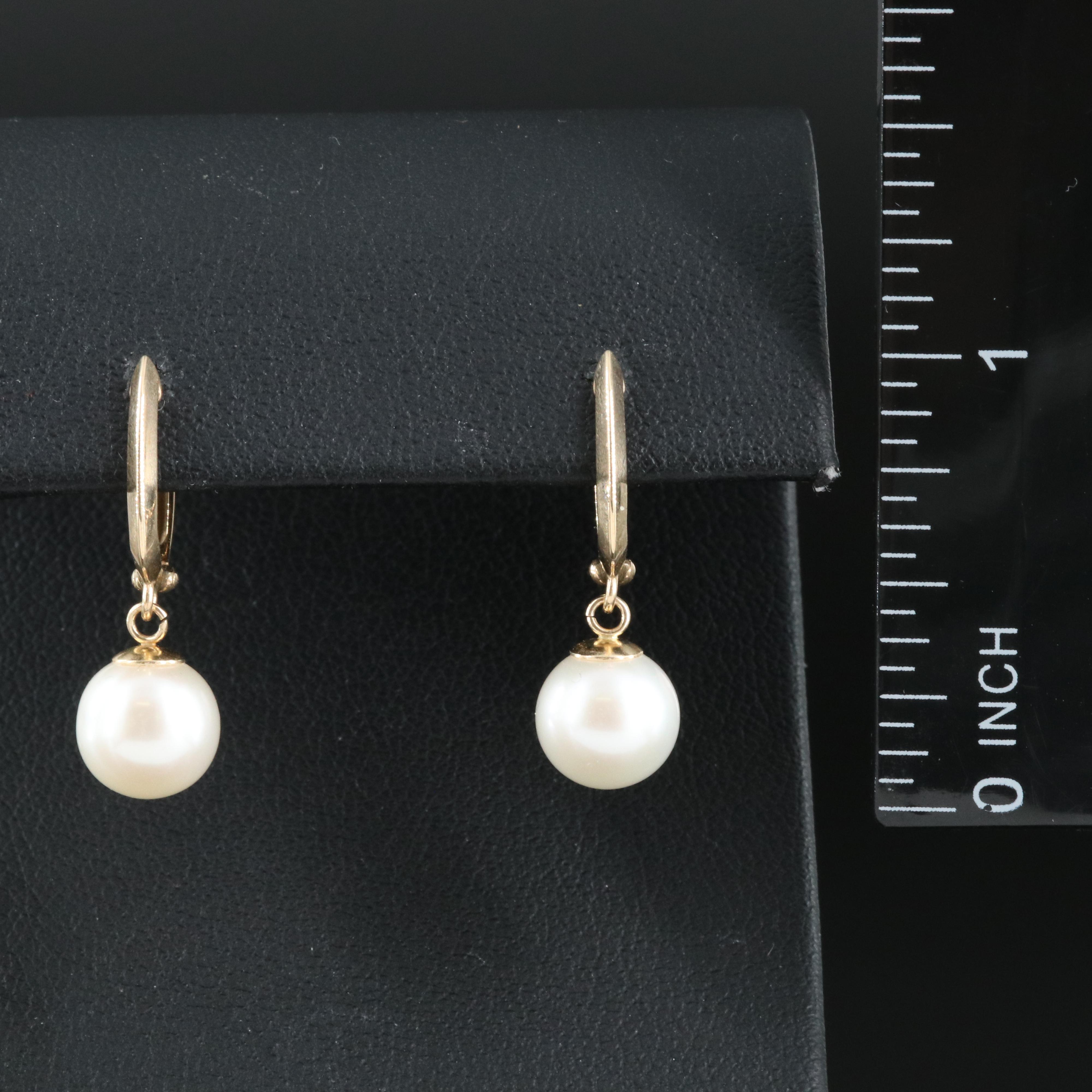 14K Pearl Earrings