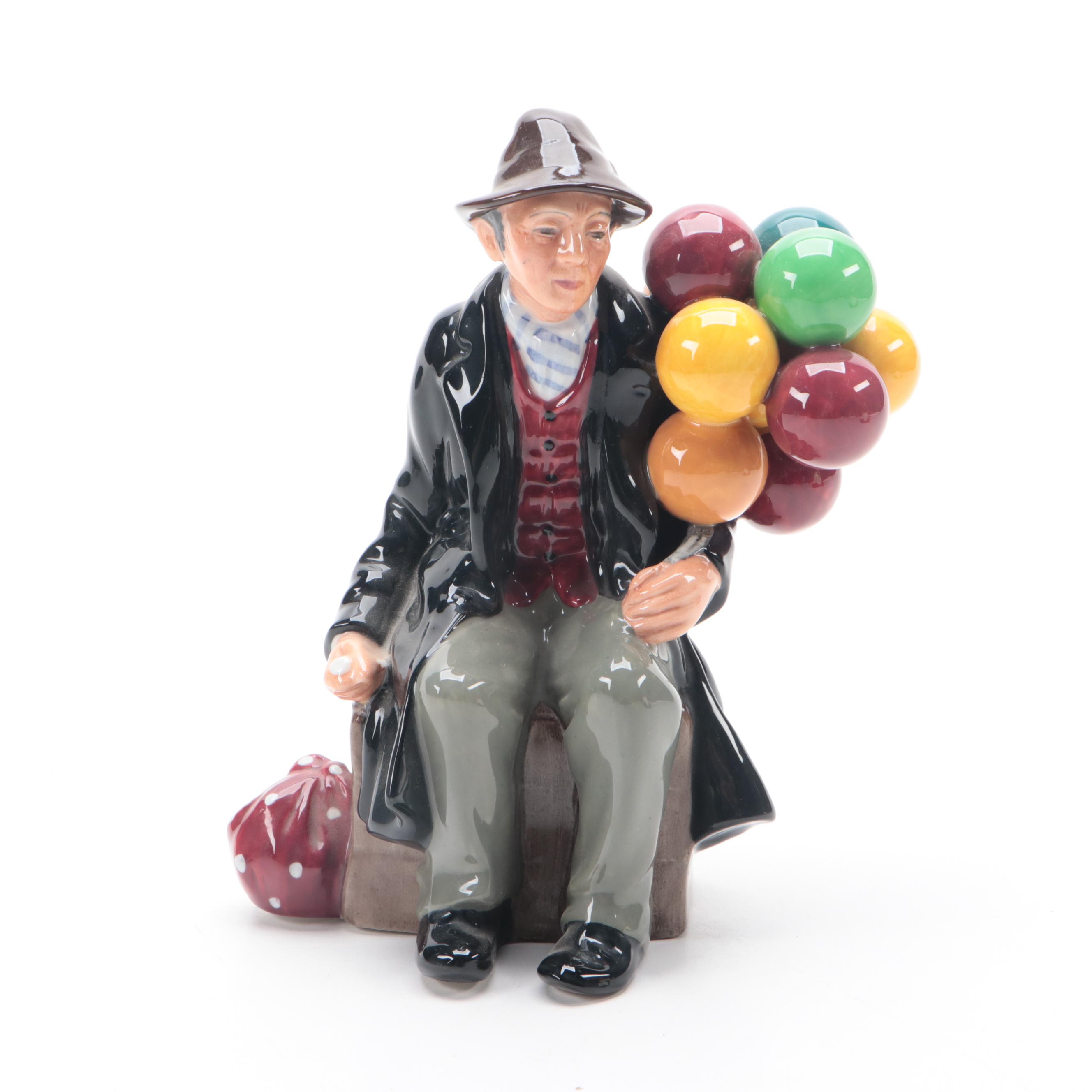 Royal Doulton "The Old Balloon Seller" and "Balloon Man" Figurines