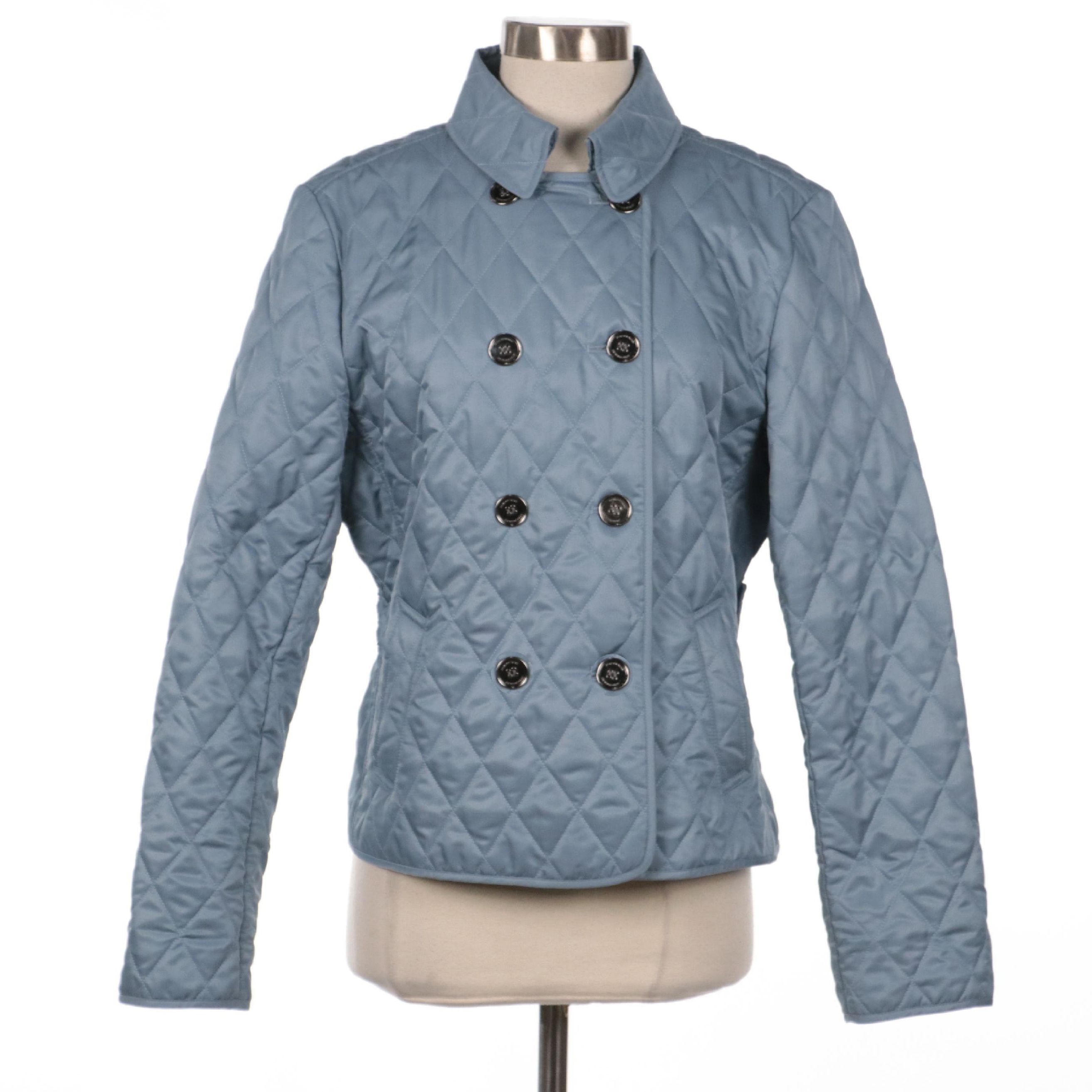 Burberry Quilted Double-Breasted Jacket