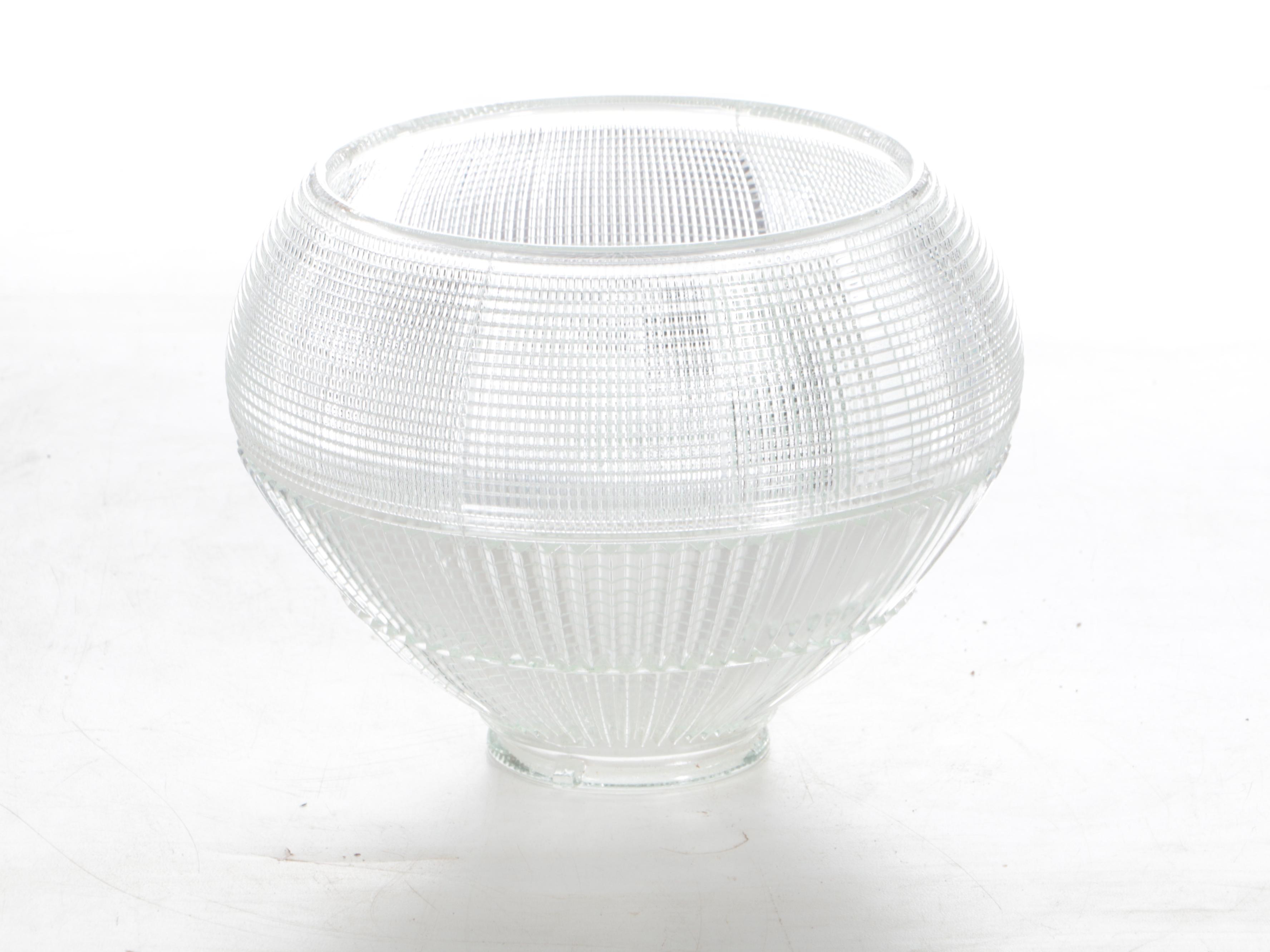 Holophane Refractor Glass Pendant Shades