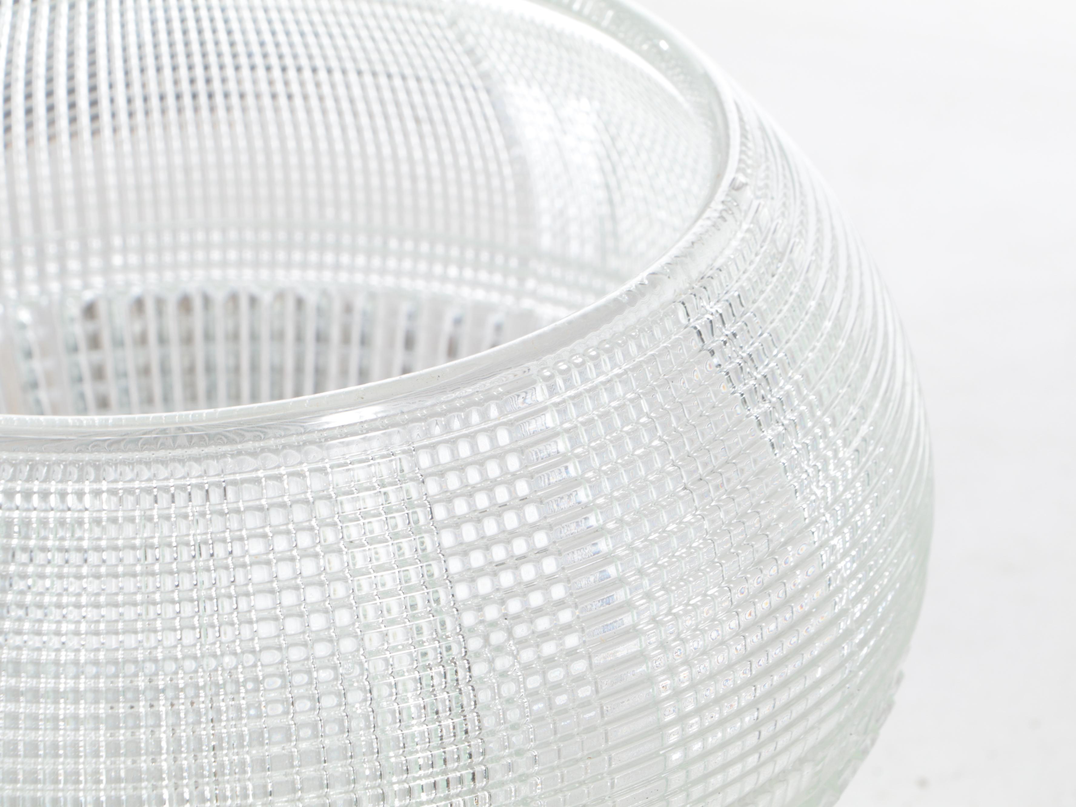 Holophane Refractor Glass Pendant Shades