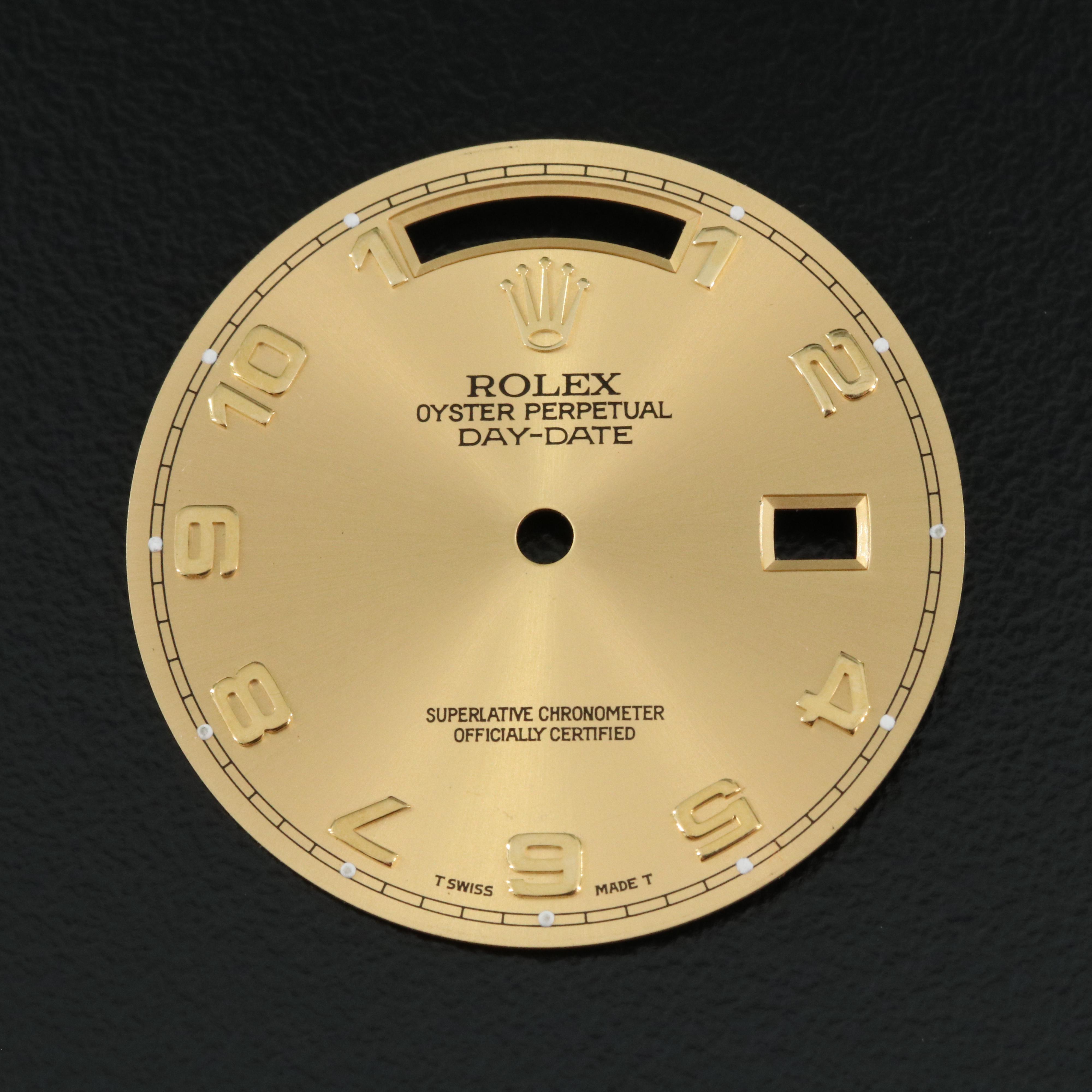 Rolex Day-Date Watch Dial