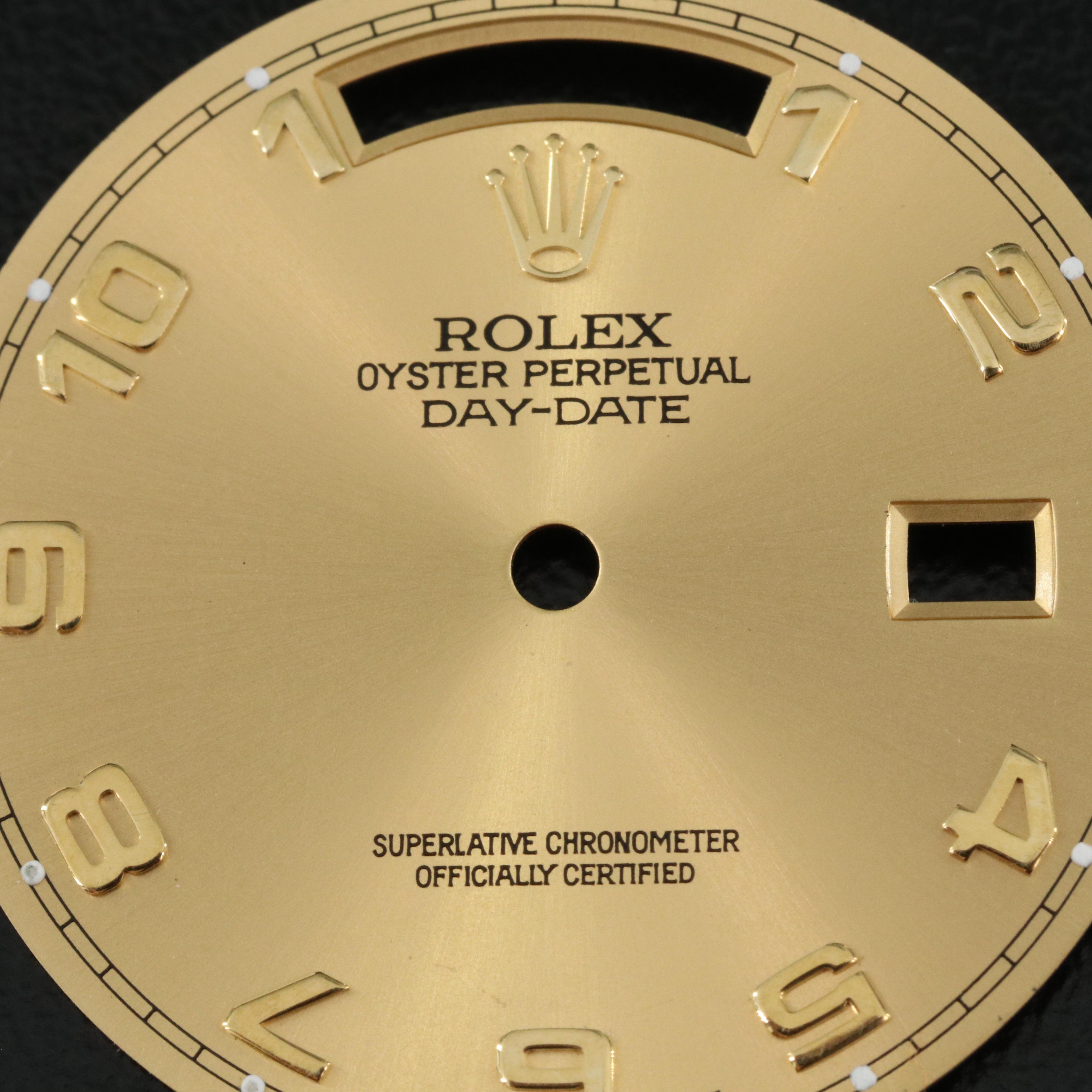 Rolex Day-Date Watch Dial