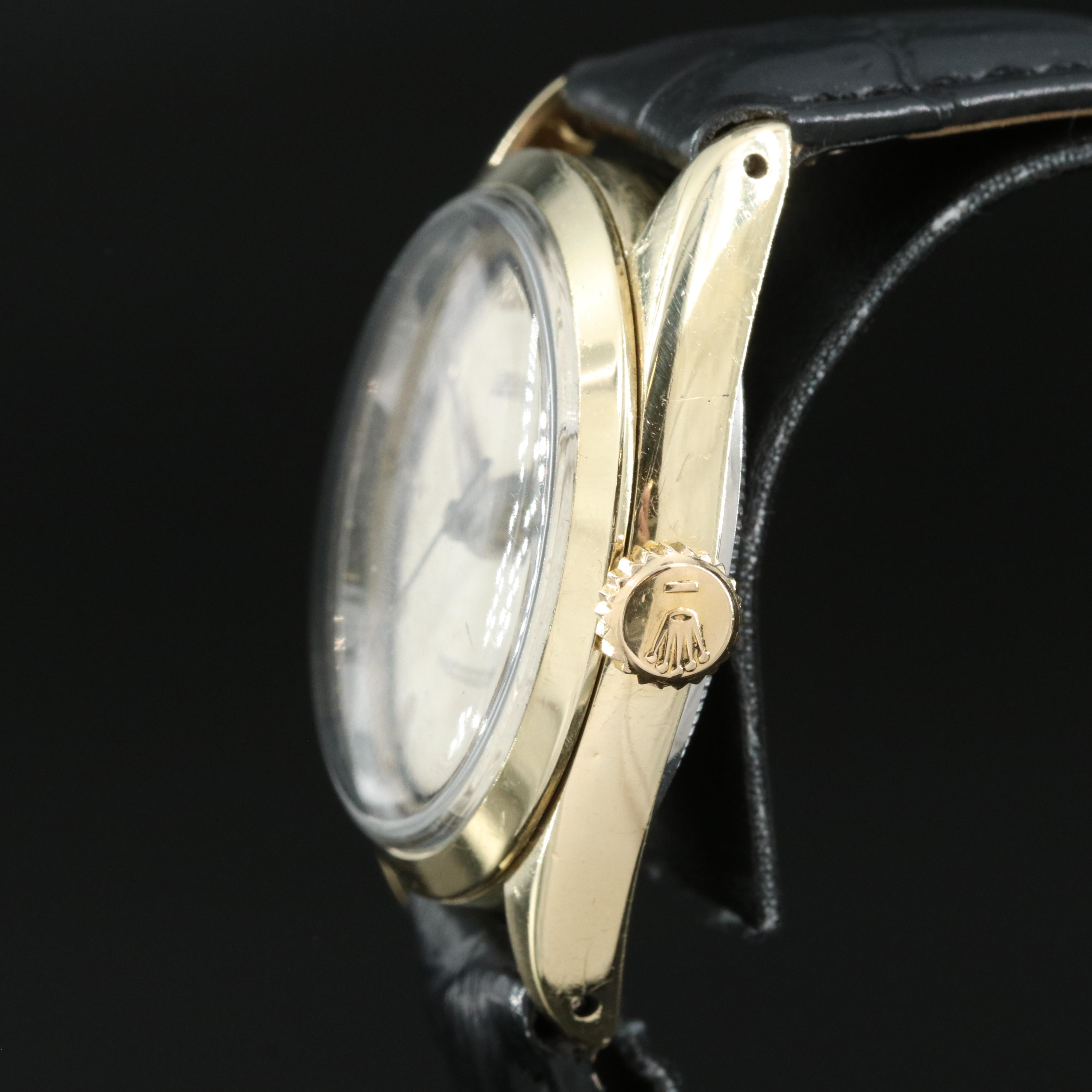 1966 Rolex Oyster Precision Gold Cap Replacement Movement Watch