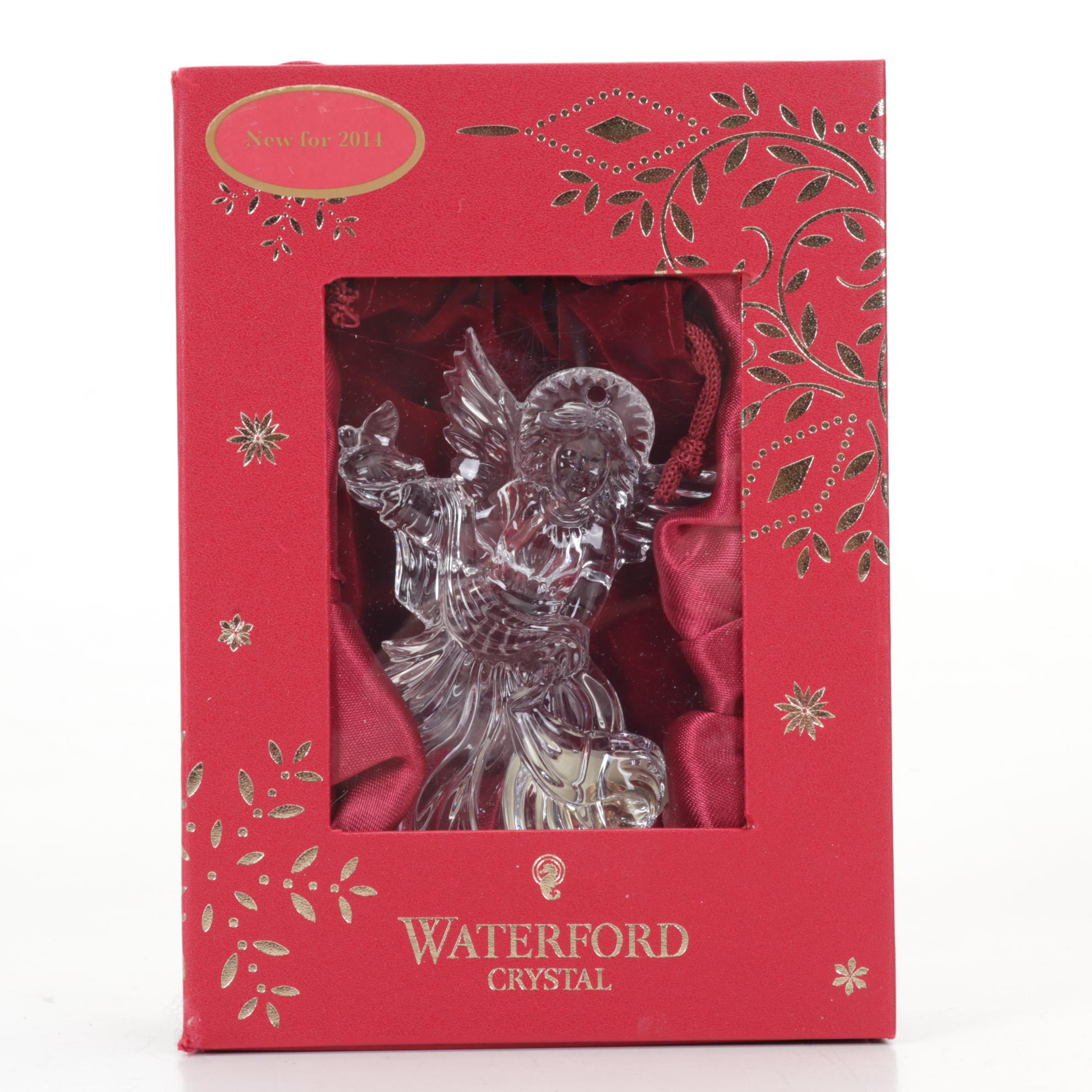 Waterford Crystal Annual Angel Ornaments with Swarovski Angels