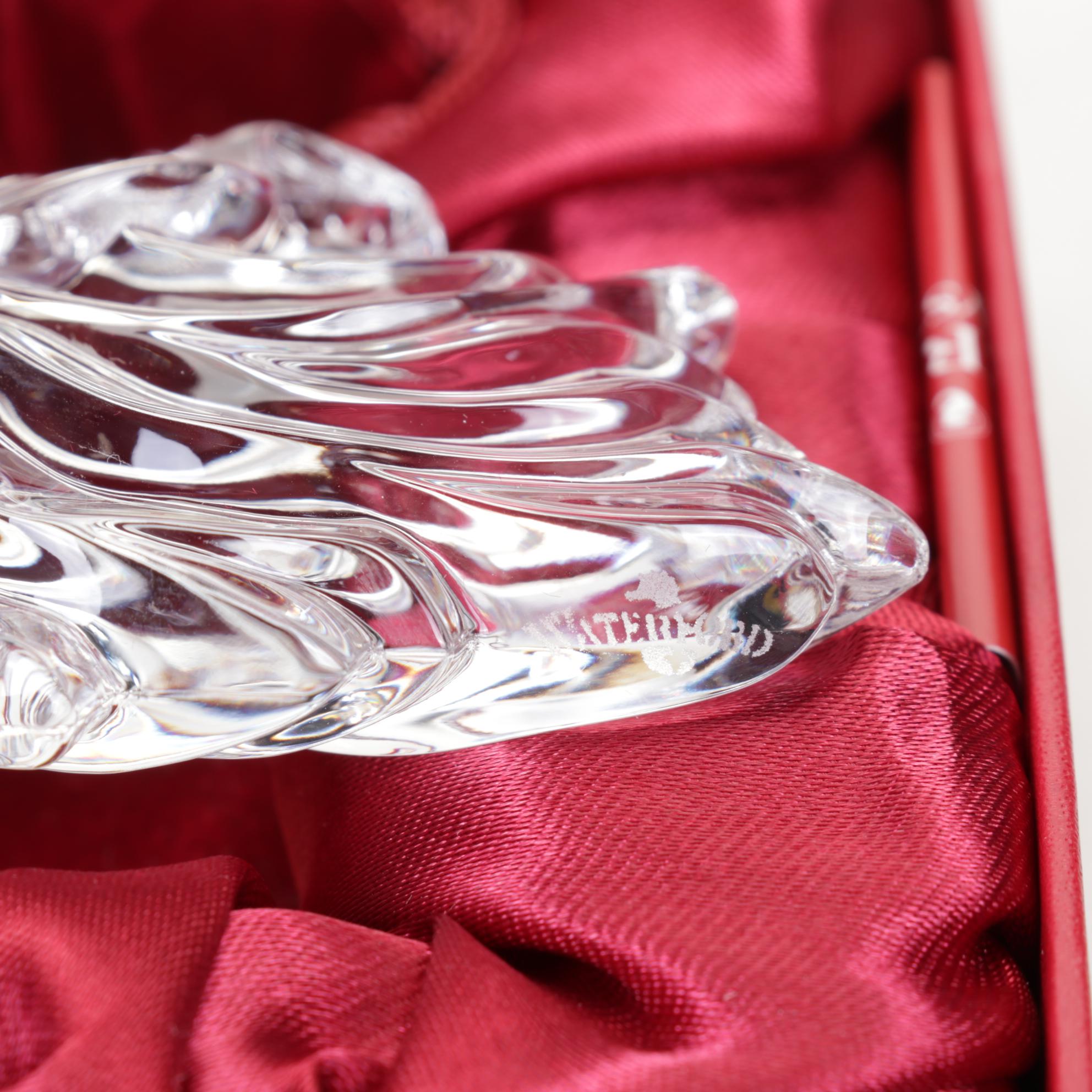 Waterford Crystal Annual Angel Ornaments with Swarovski Angels