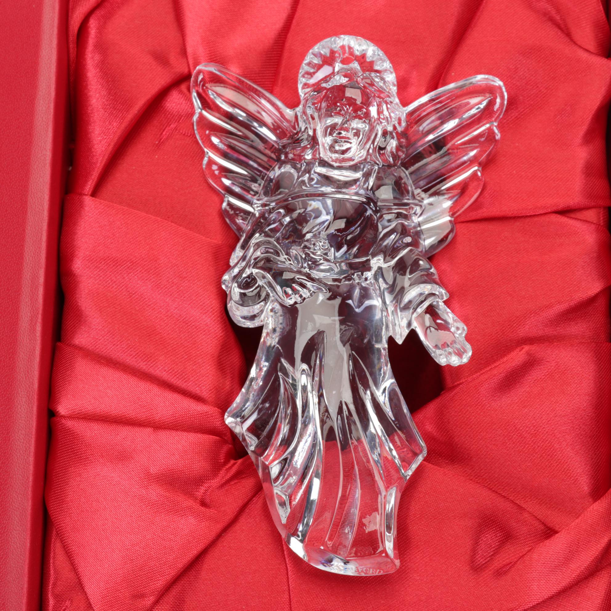 Waterford Crystal Annual Angel Ornaments with Swarovski Angels