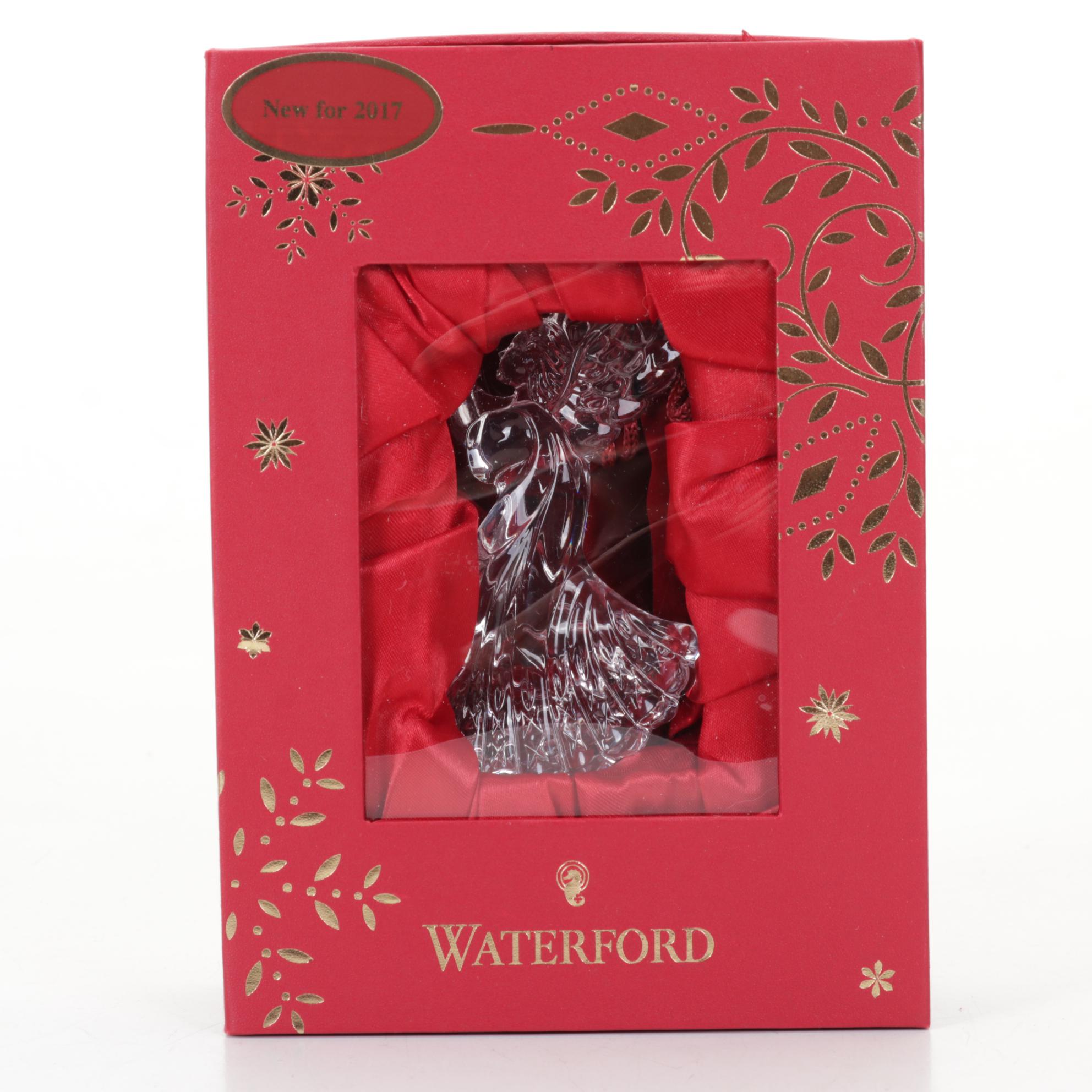 Waterford Crystal Annual Angel Ornaments with Swarovski Angels