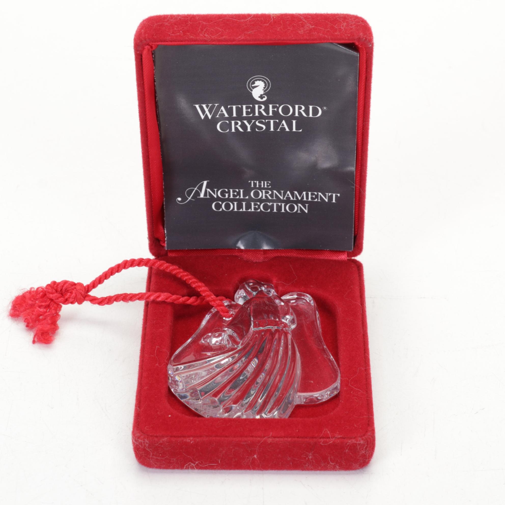 Waterford Crystal Annual Angel Ornaments with Swarovski Angels