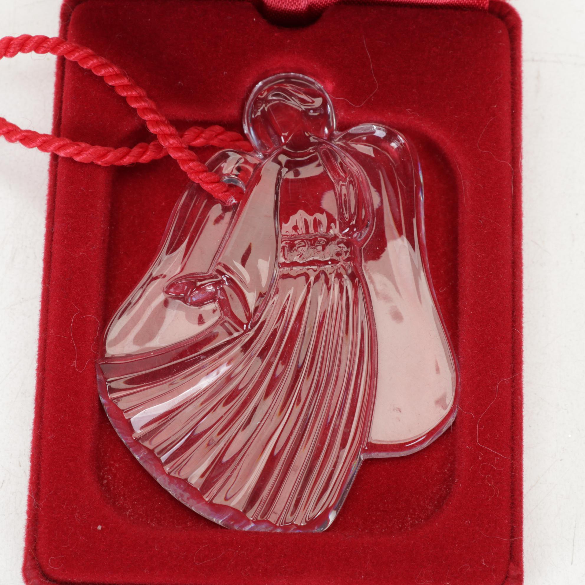 Waterford Crystal Annual Angel Ornaments with Swarovski Angels
