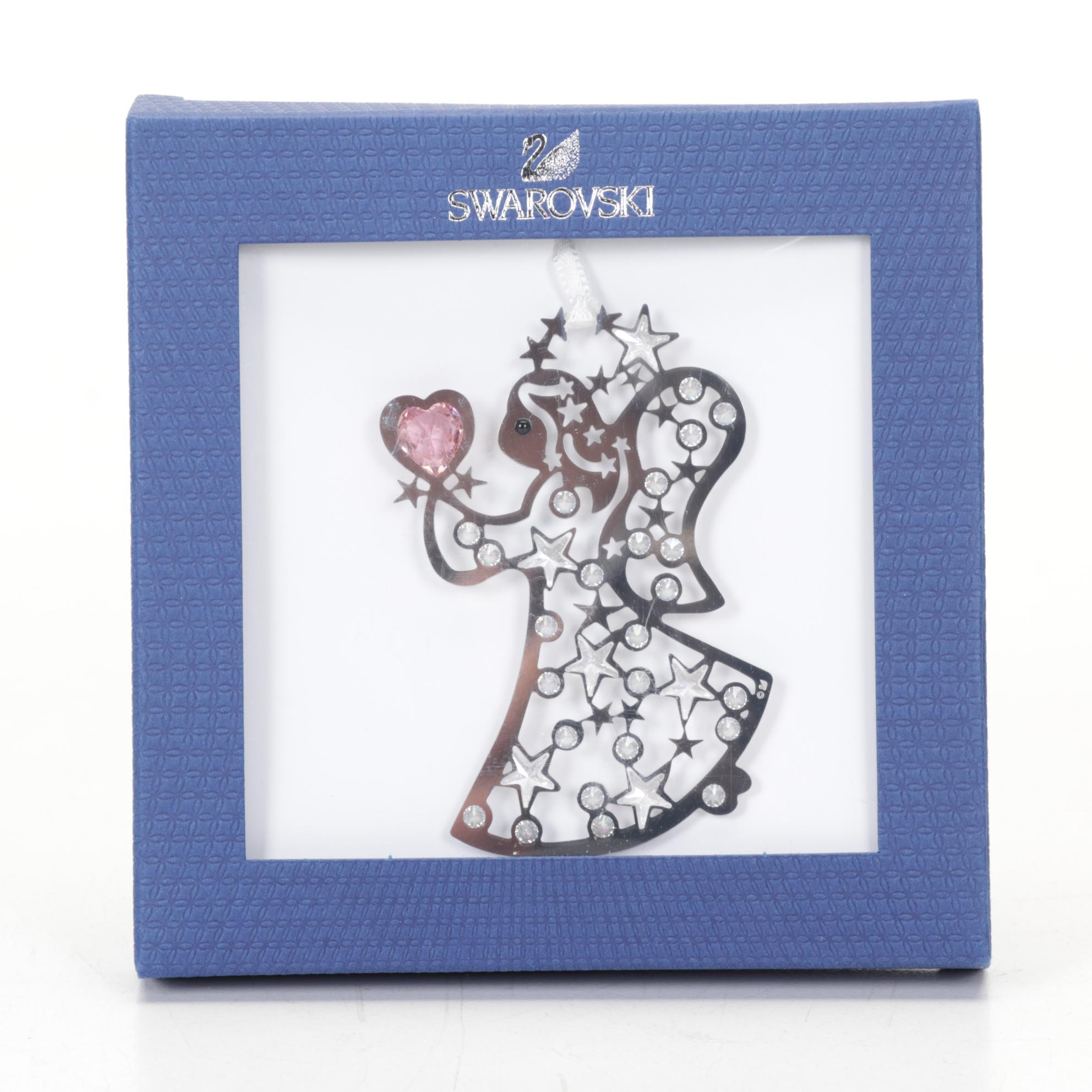 Waterford Crystal Annual Angel Ornaments with Swarovski Angels EBTH