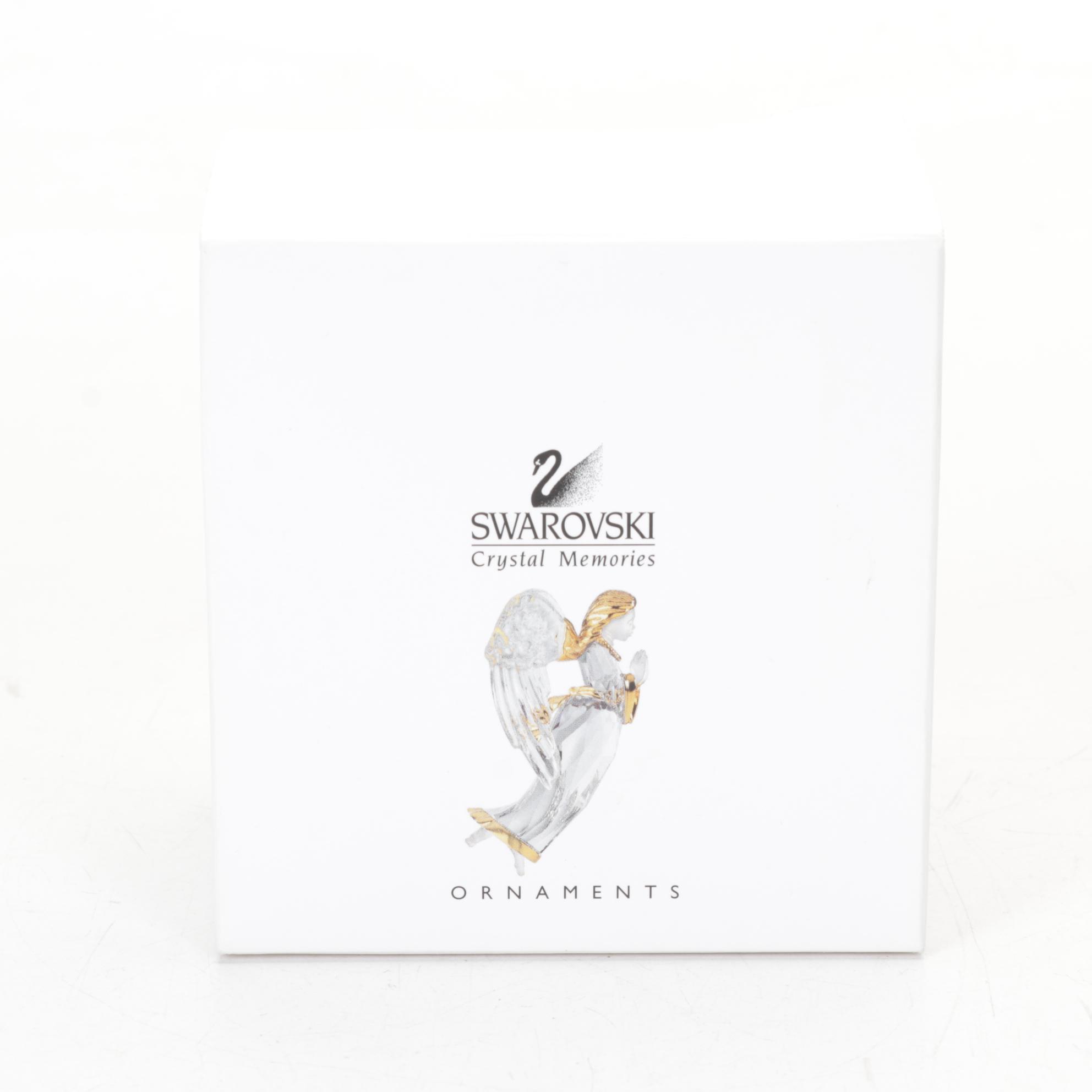 Waterford Crystal Annual Angel Ornaments with Swarovski Angels