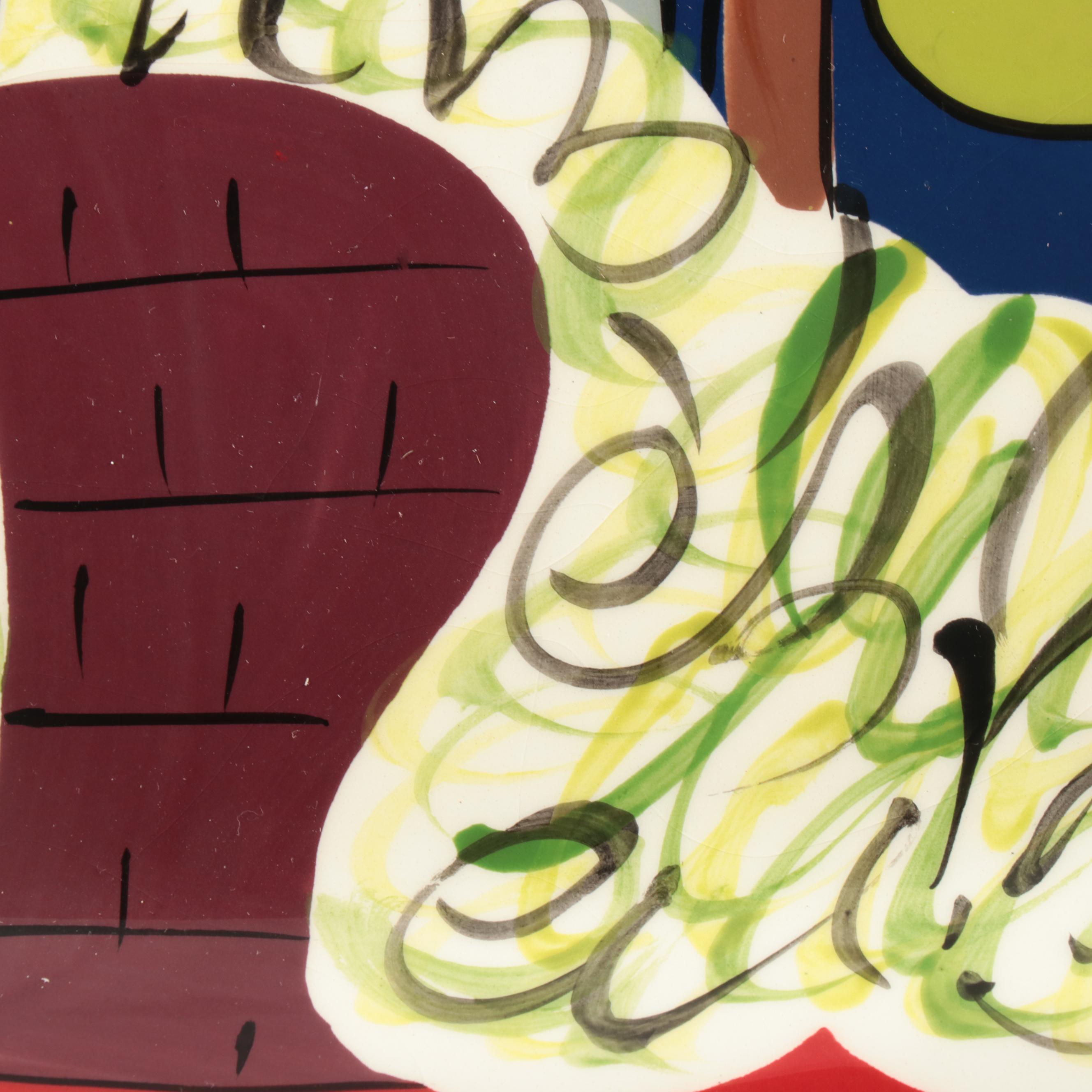 Magnolia Lane "Ole Miss The Grove" Hand-Painted Plate