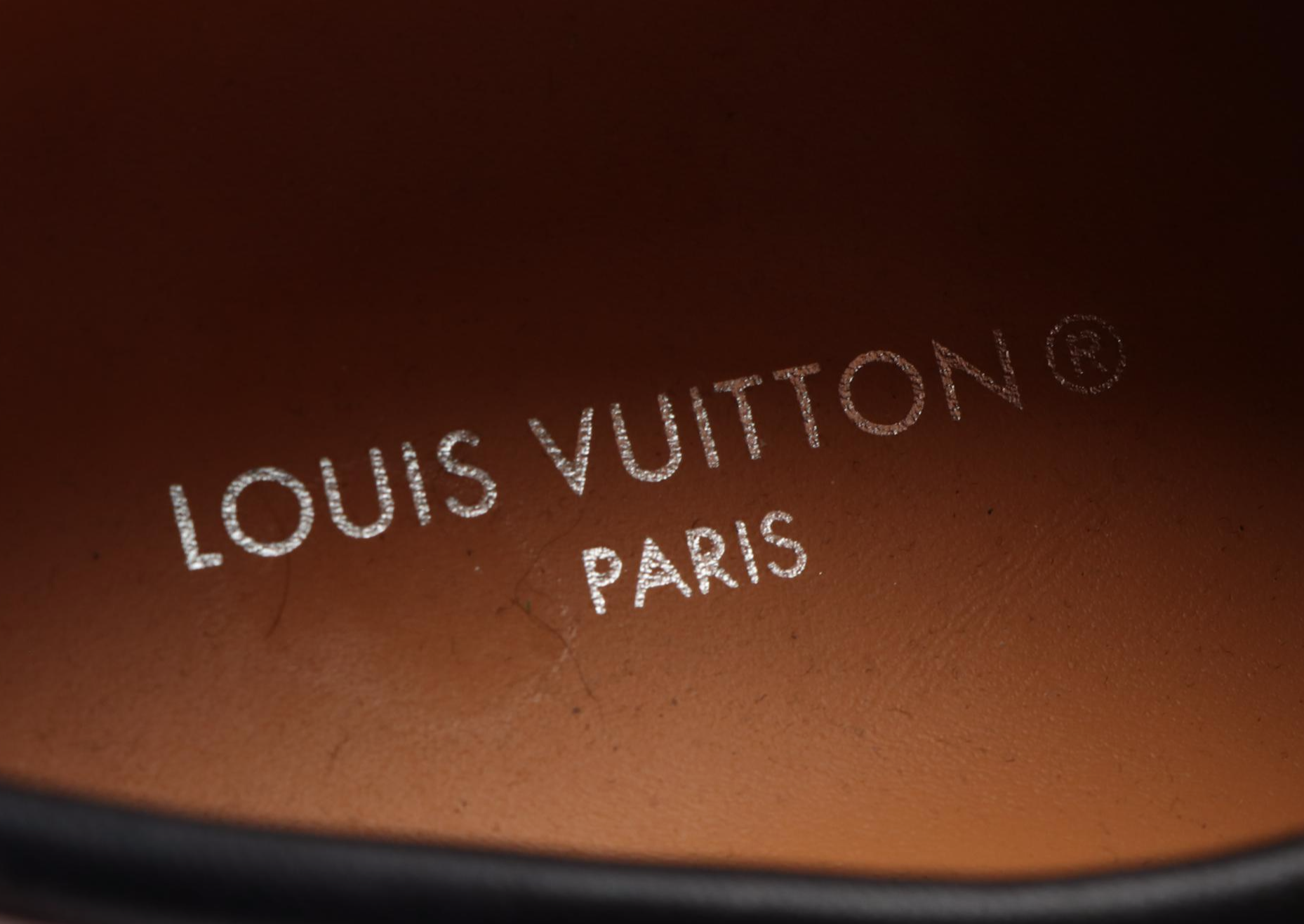 Louis Vuitton Lous Sneakers in Black/White Leather and Monogram Canvas