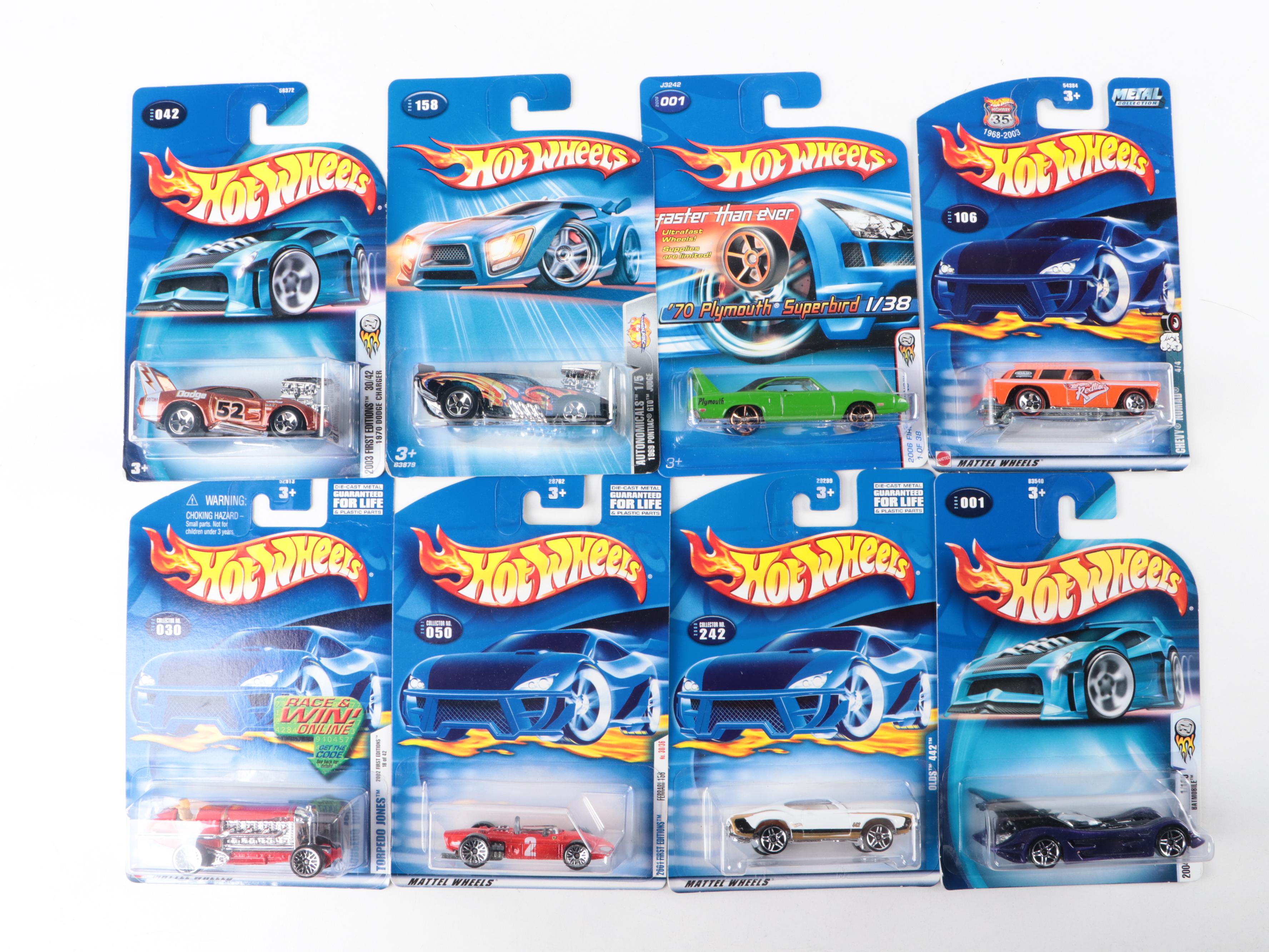 32 2000s Hot Wheels Cars