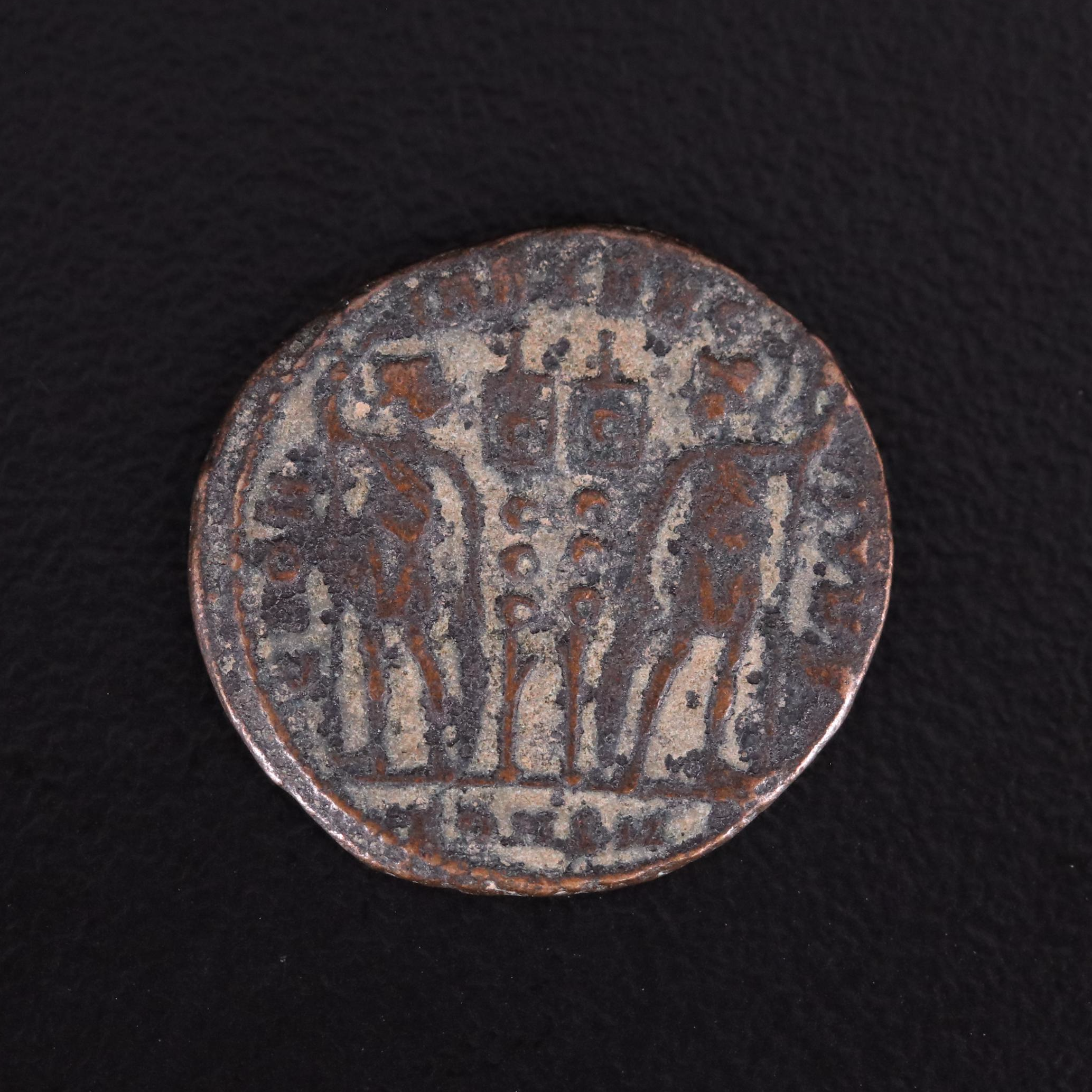 Ancient Roman Imperial Æ3 Coin of Constantine I, "The Great", ca. 307 A.D.