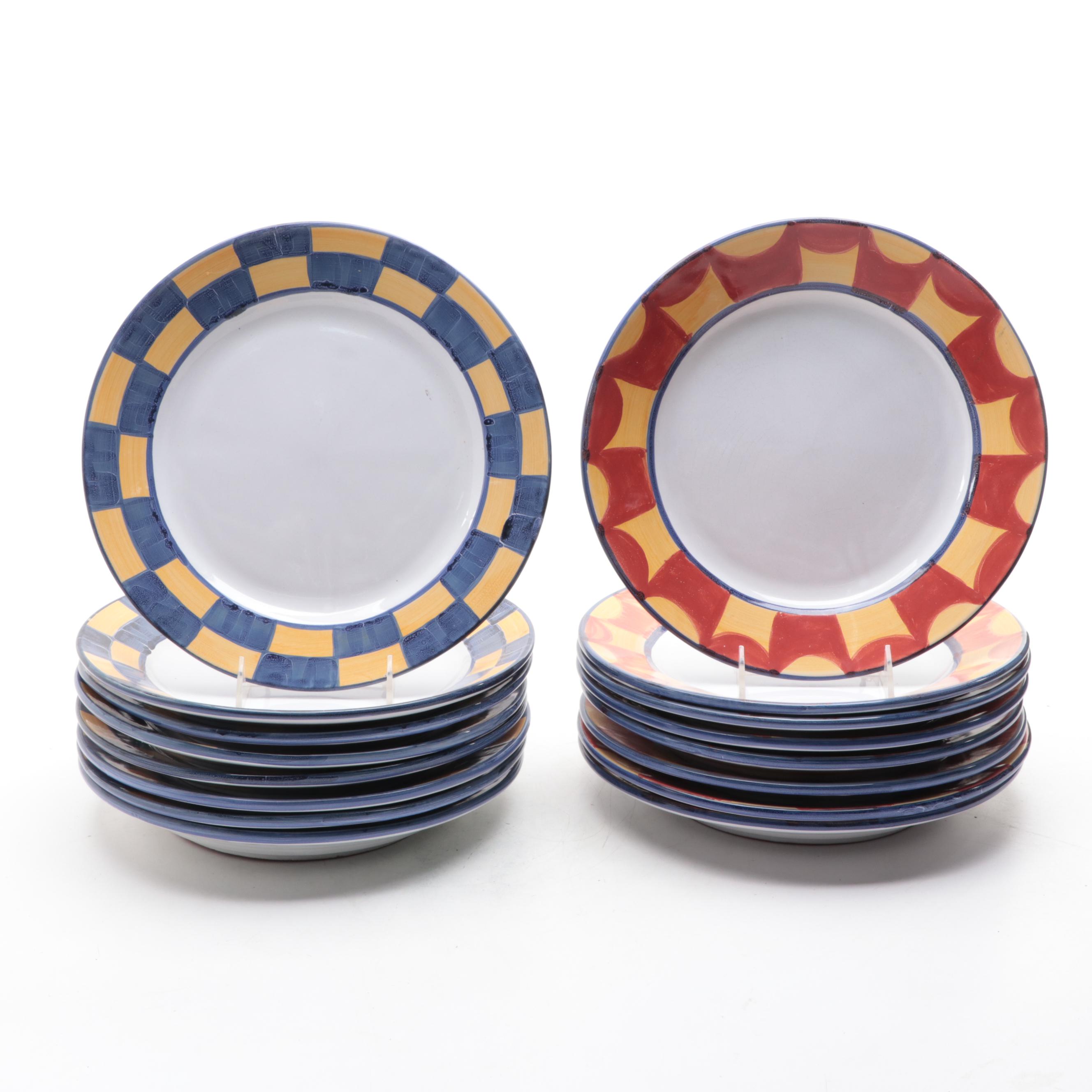 Pottery Barn Ceramic Dinner Plates