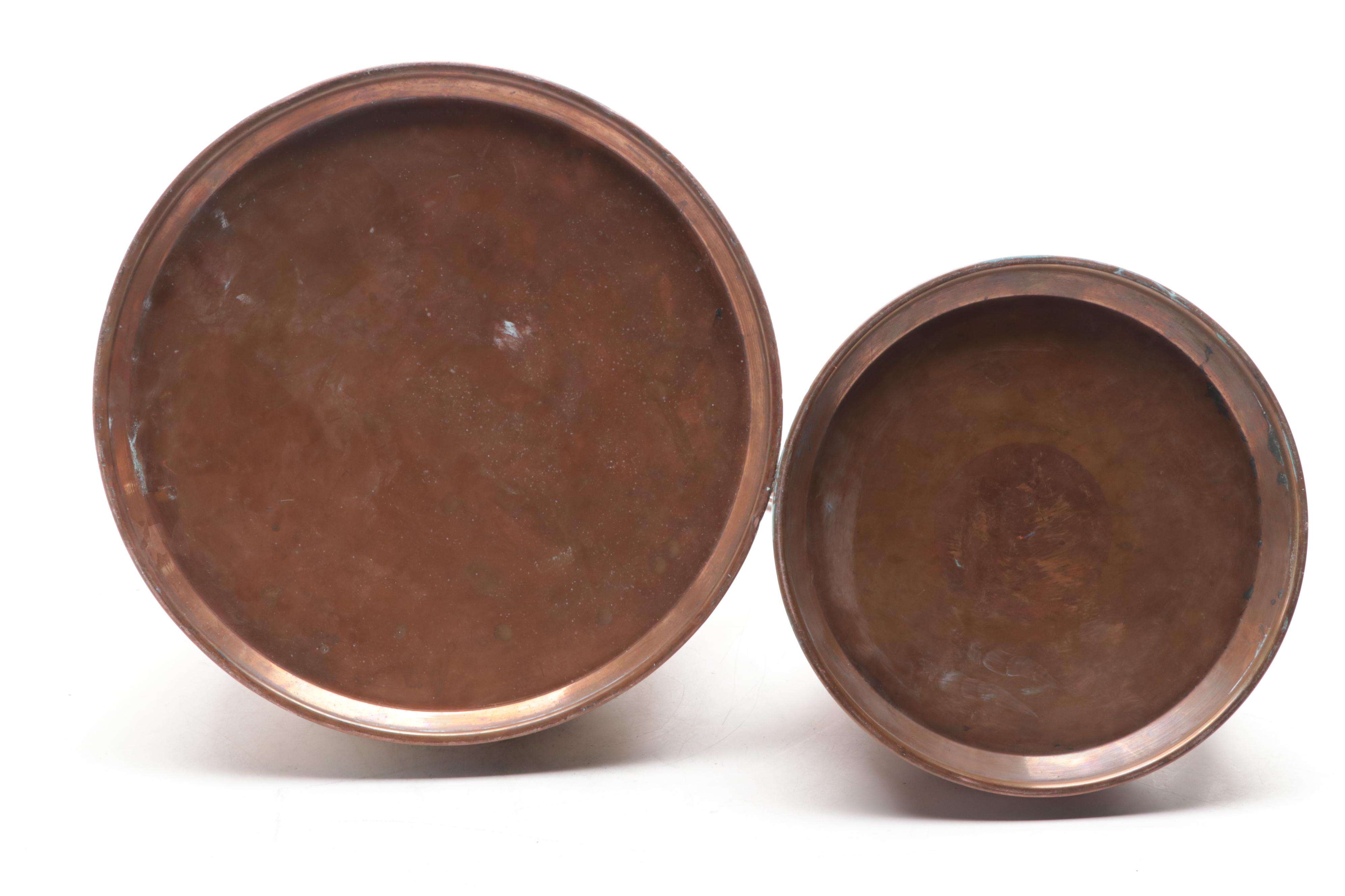 English Style Copper Haystack Measures, 20th Century