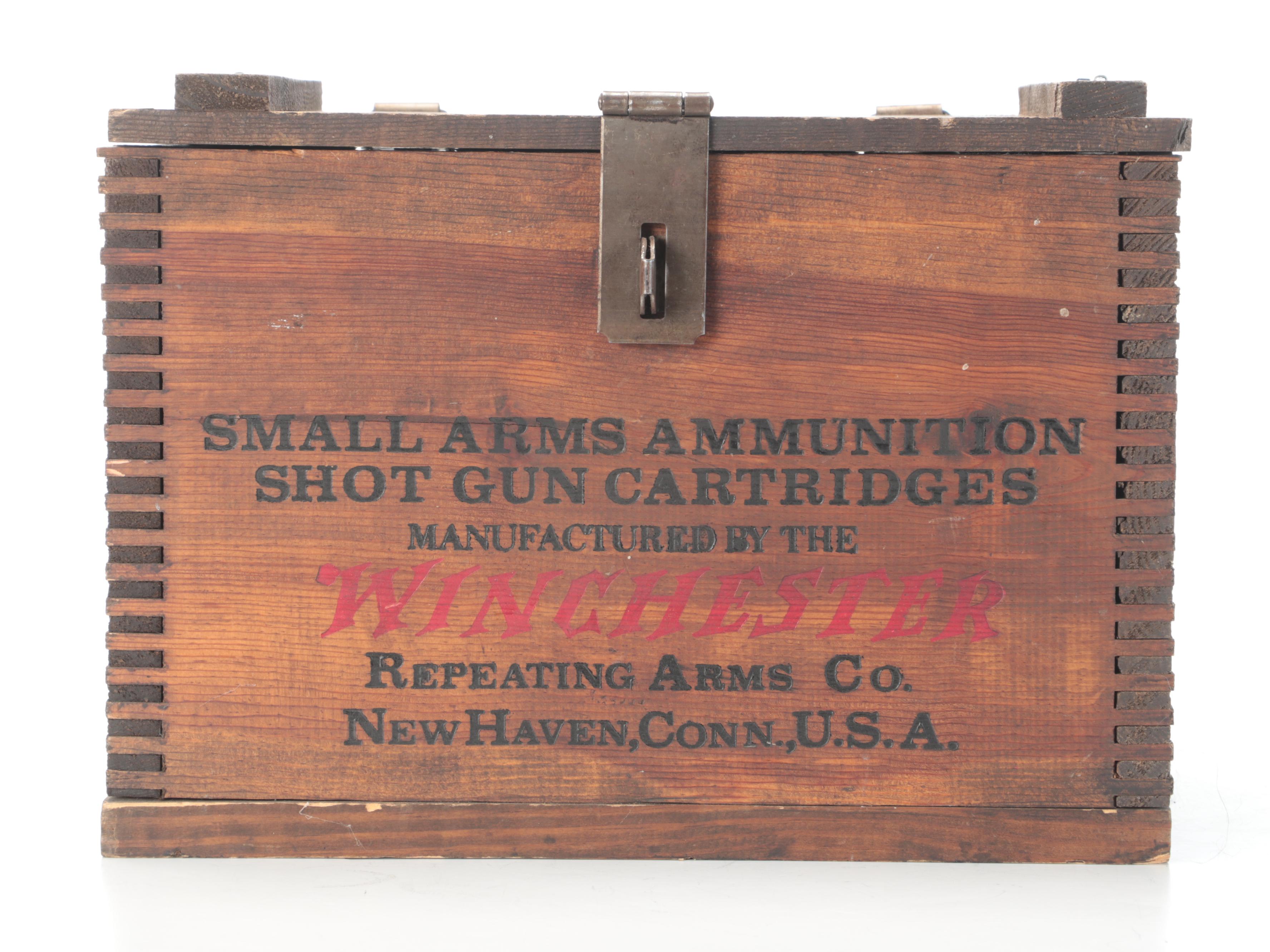 Winchester Wooden Ammunition Crate
