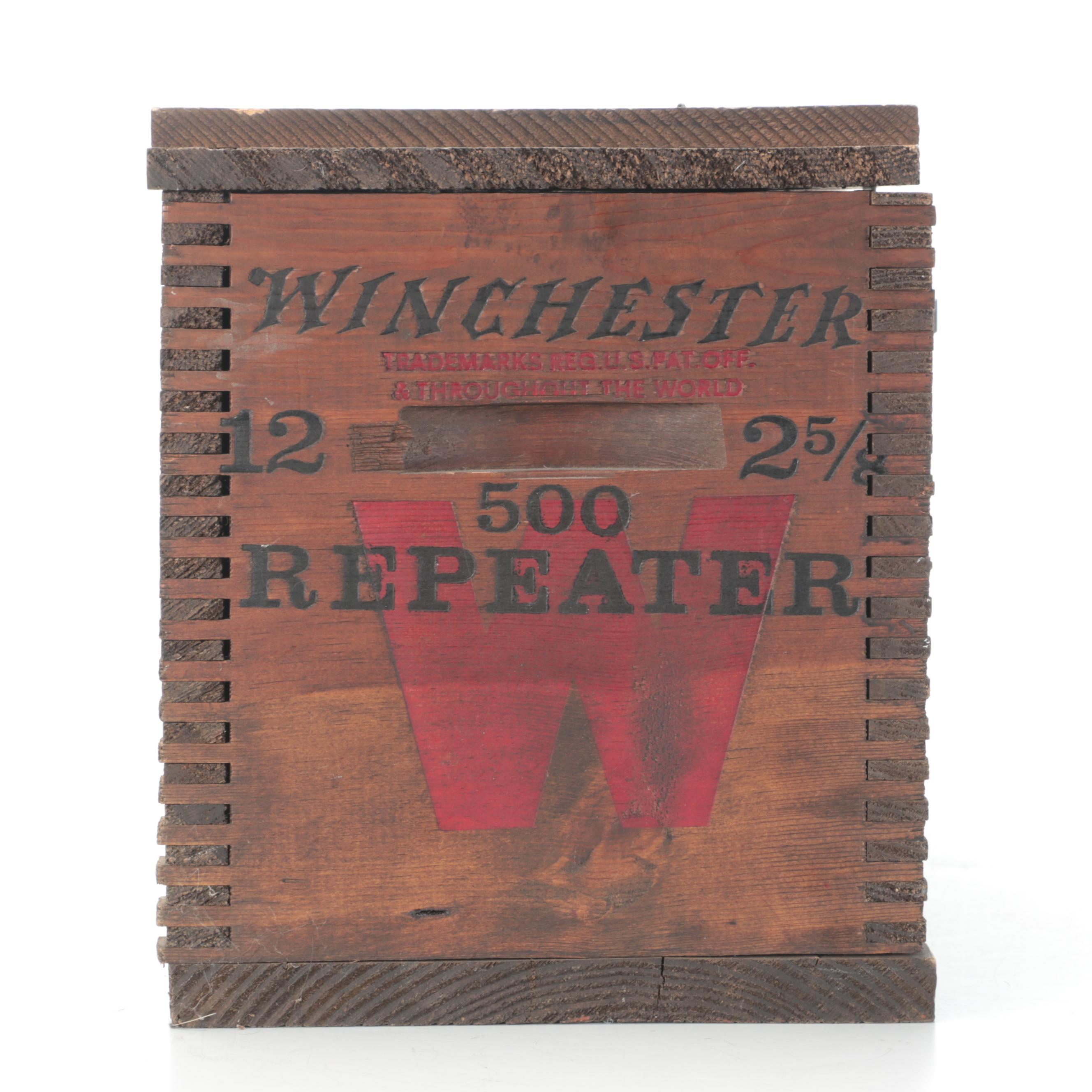 Winchester Wooden Ammunition Crate