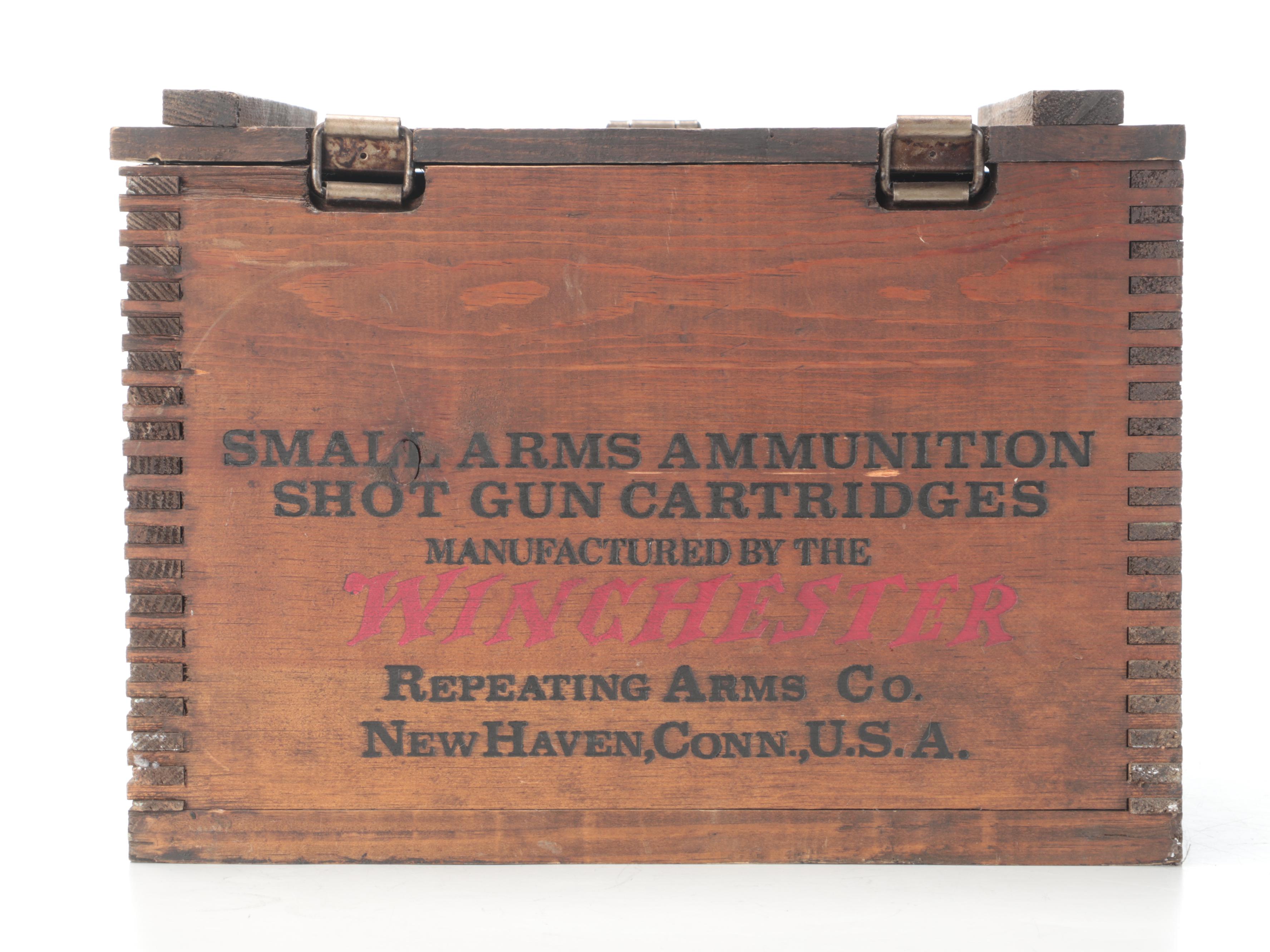 Winchester Wooden Ammunition Crate