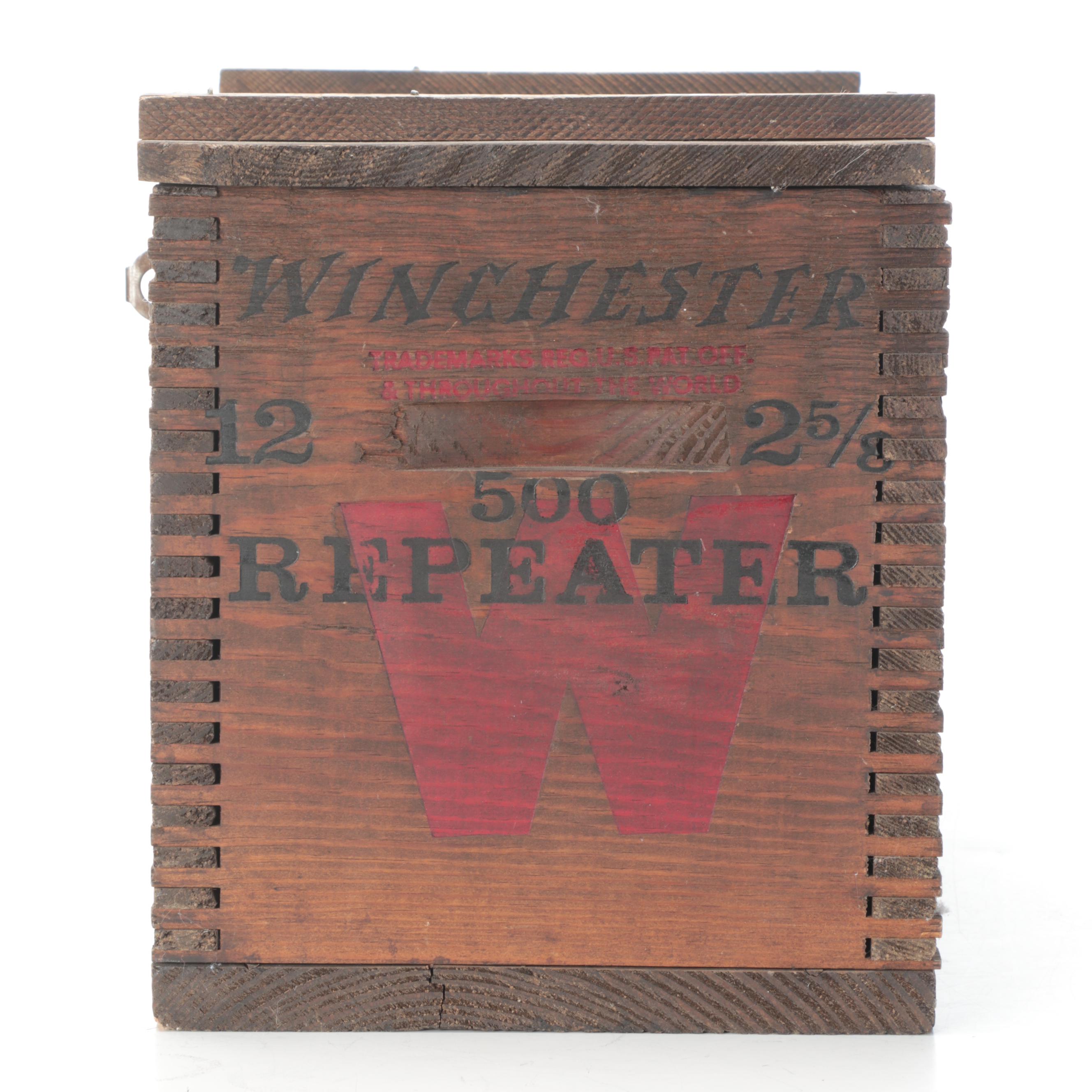 Winchester Wooden Ammunition Crate