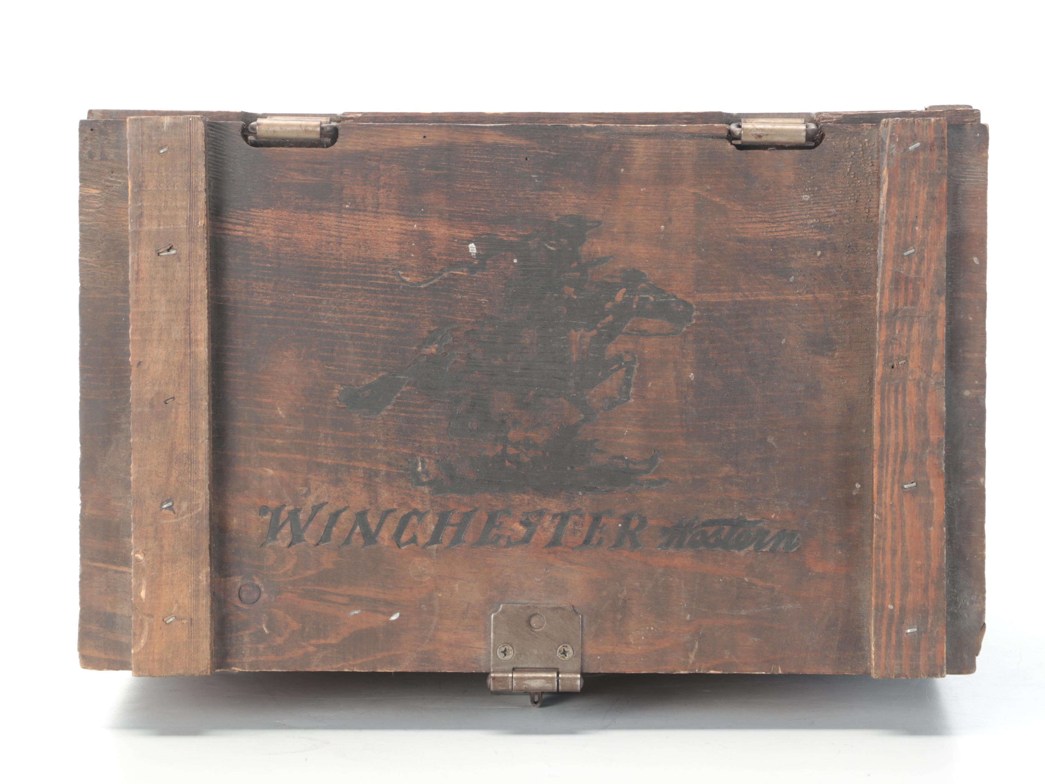 Winchester Wooden Ammunition Crate