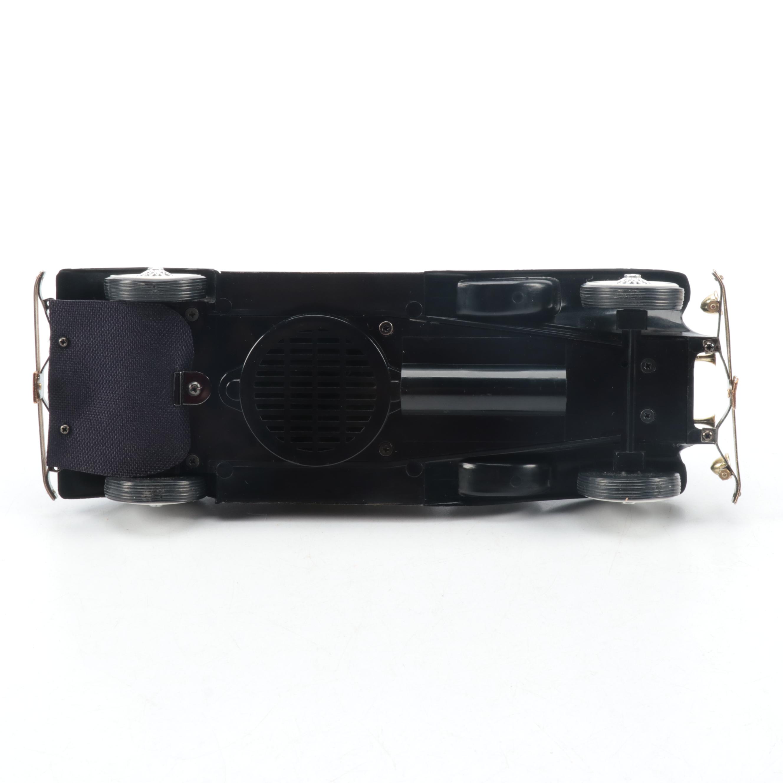 Diecast Metal Rolls Royce with Wooden Models of Cars