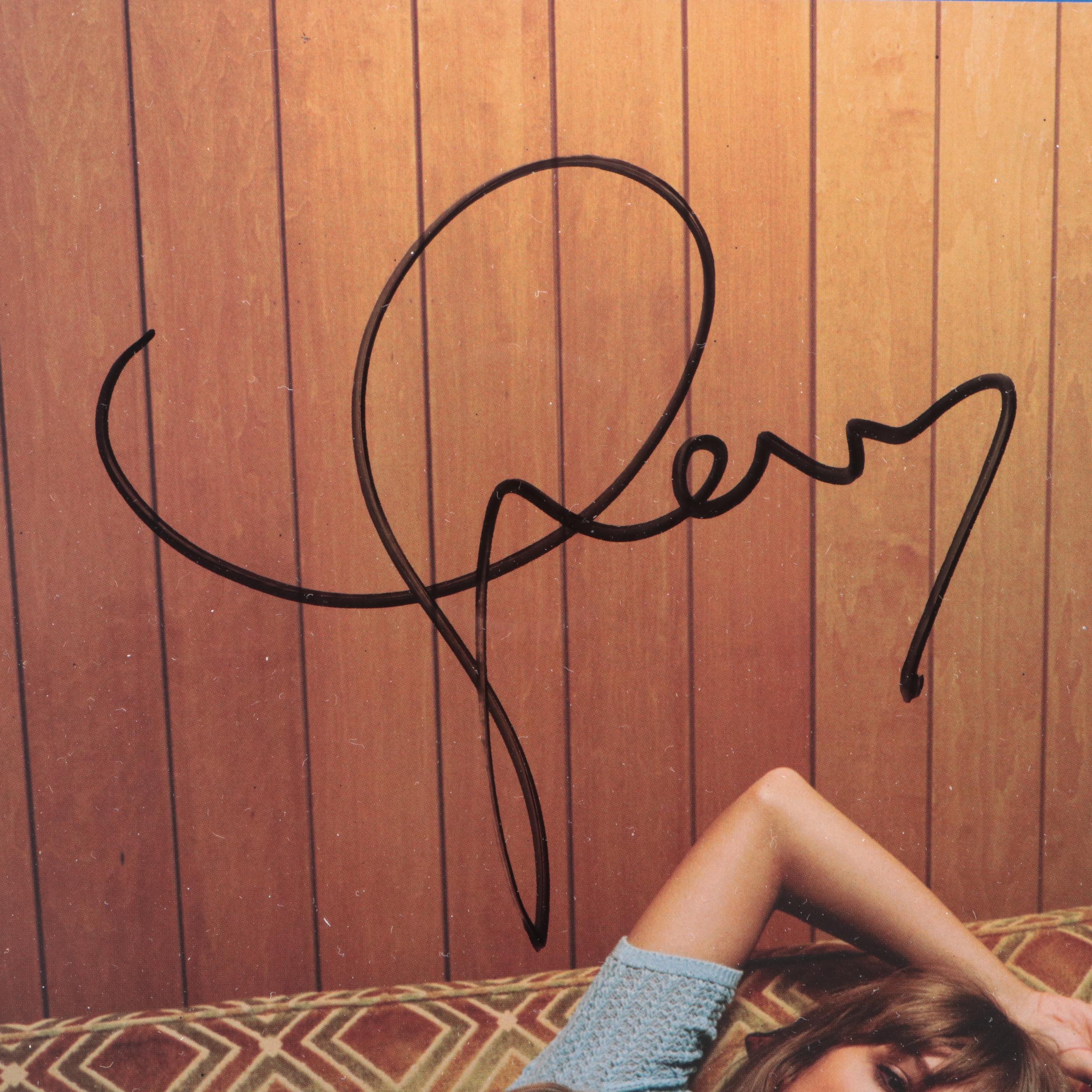 Taylor Swift Signed "Midnights" Vinyl Record Display