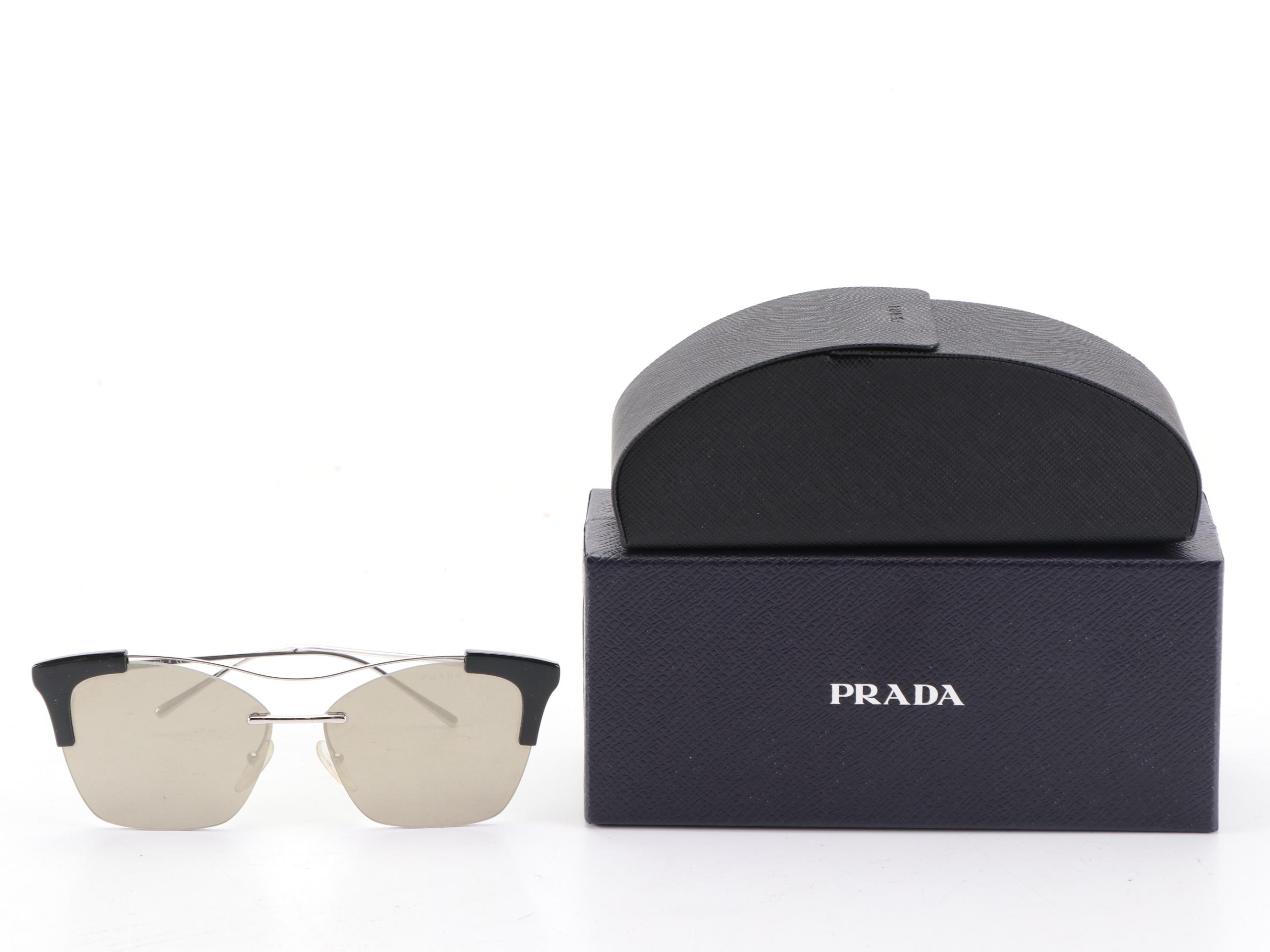 Prada SPR21U Avant Garde Sunglasses with Case and Box
