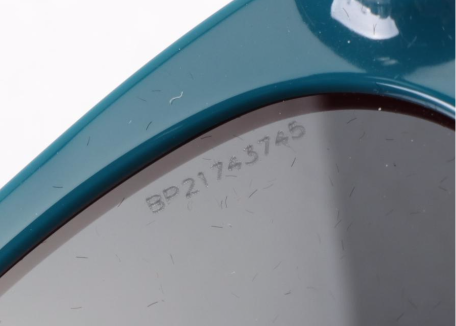 Prada SPR17S Rounded Wayfarer Sunglasses with Case and Box