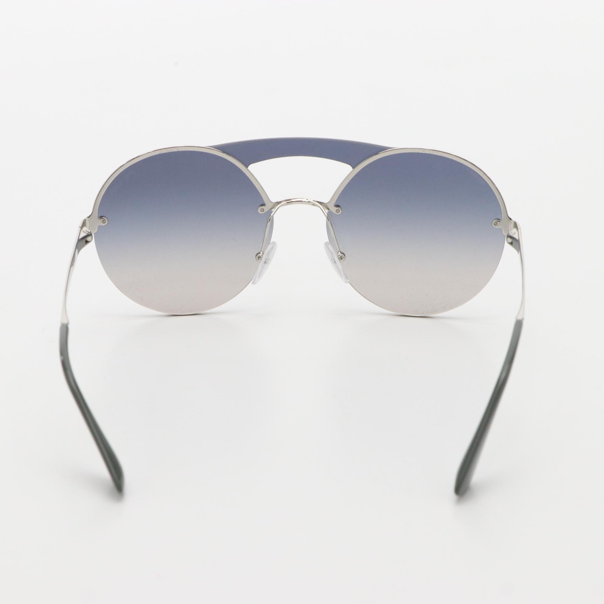 Prada SPR65T Catwalk Shield Sunglasses with Case and Box