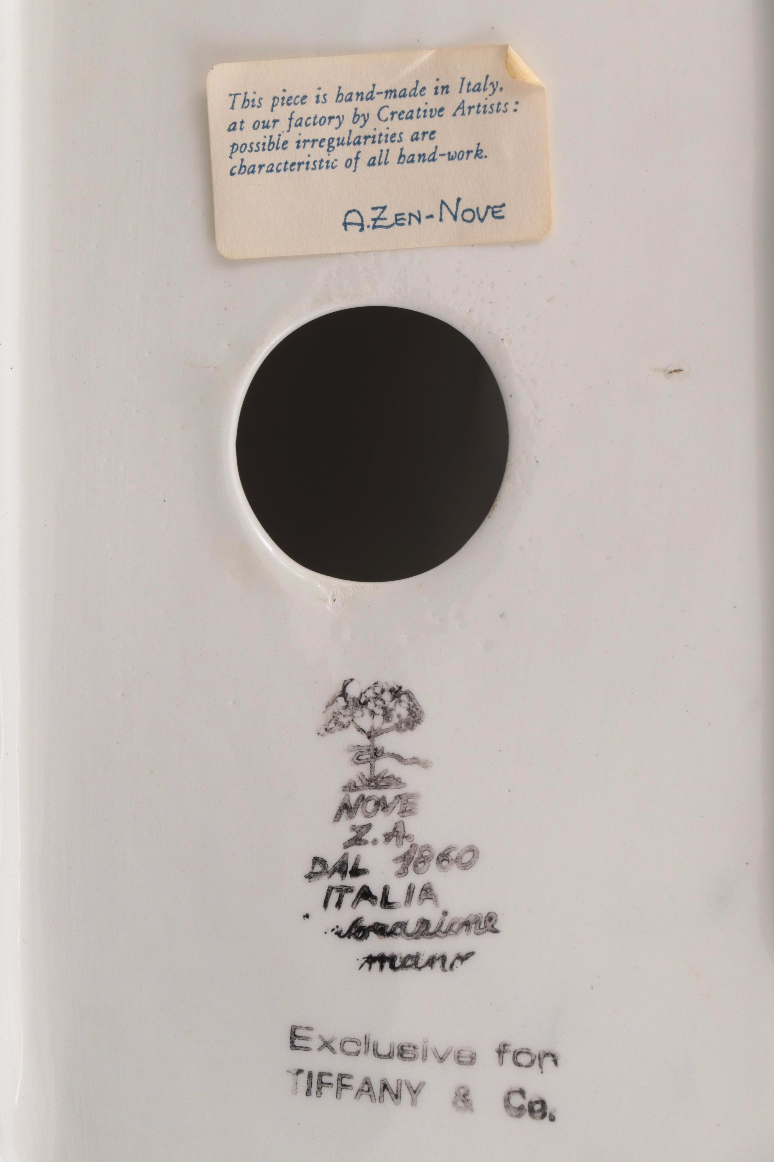 Nove for Tiffany & Co. Spaniel on Suitcase and Porcelain Greyhound Figurines