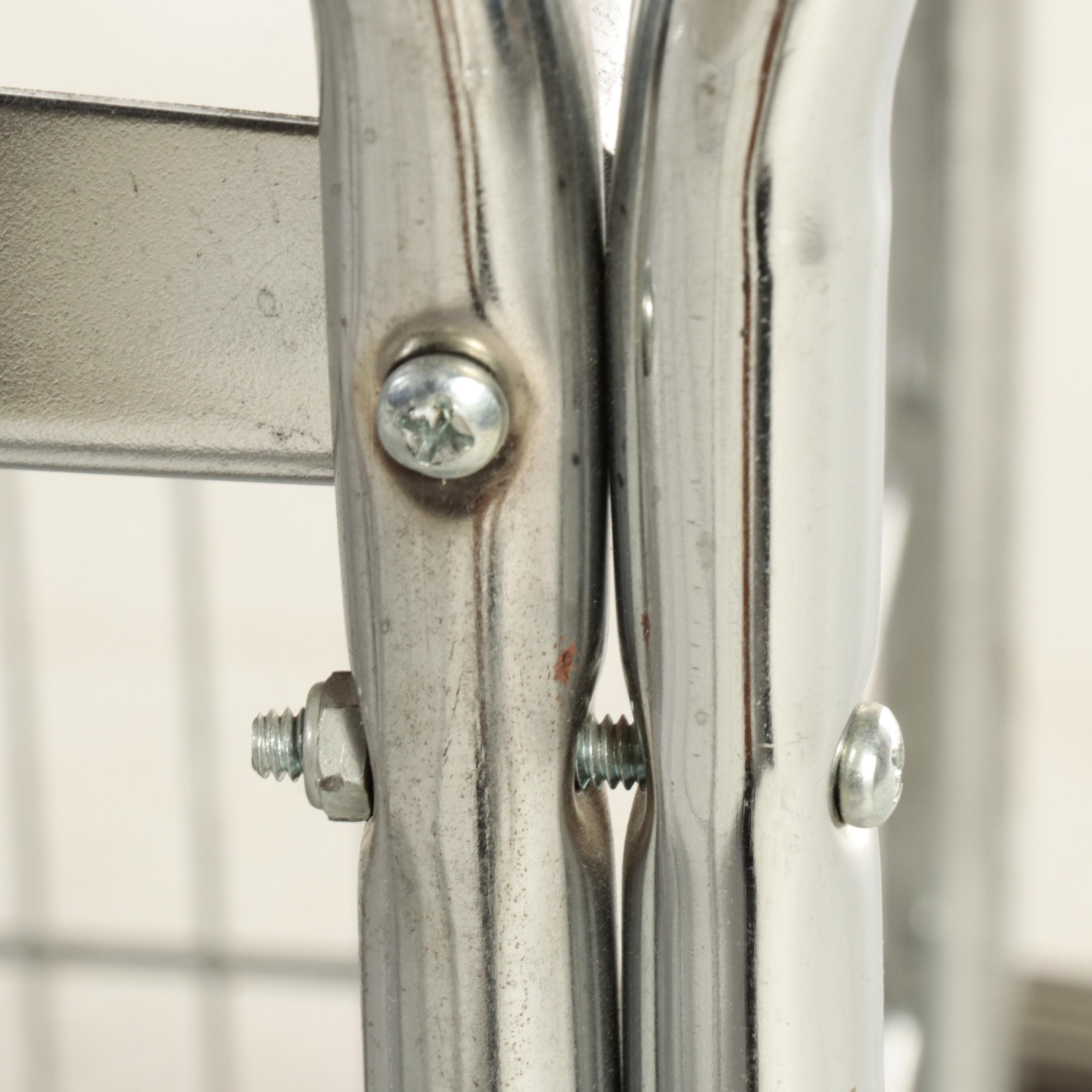 Gillis div. of Leggett & Platt Chromed Metal Shopping Cart w/ Removable Baskets