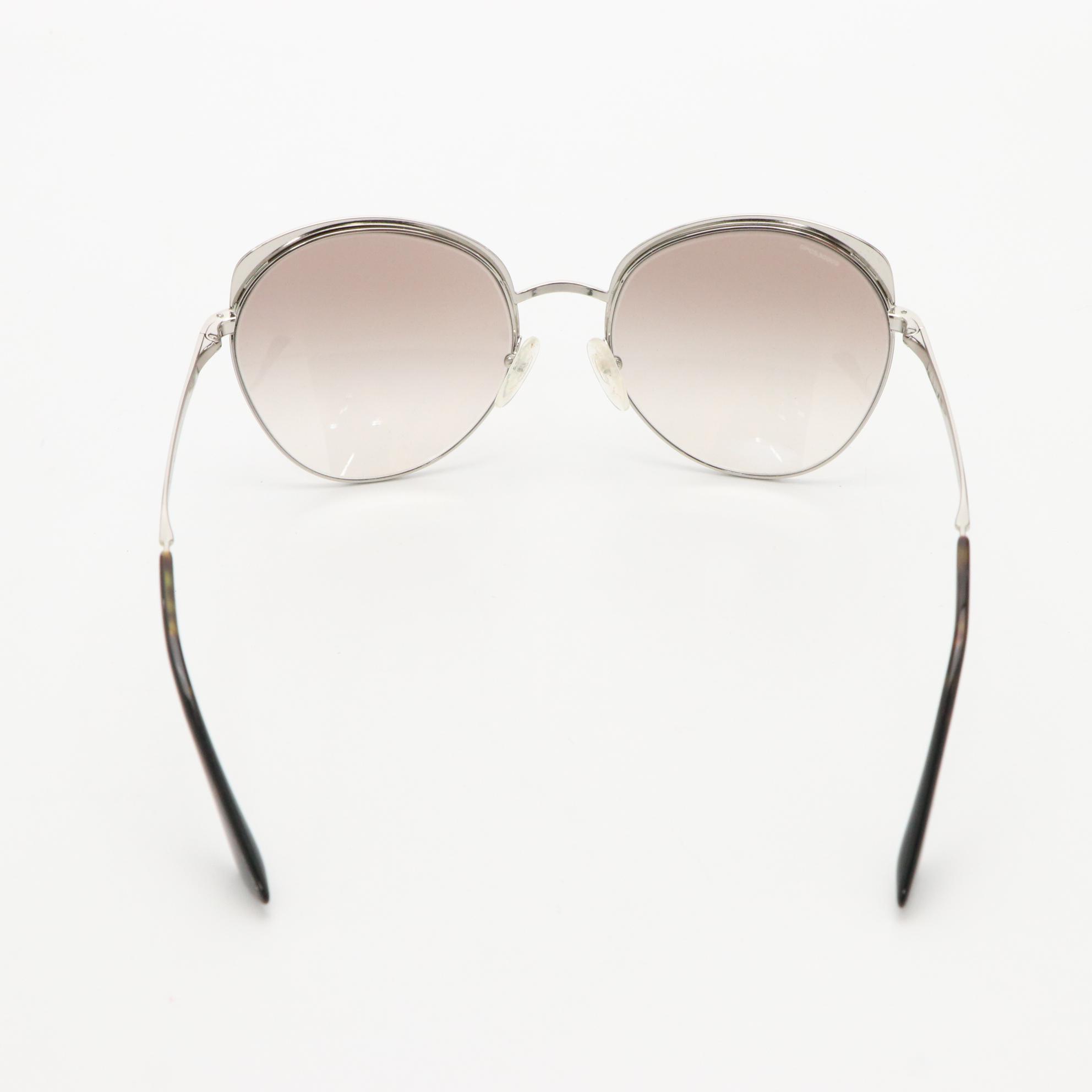 Prada SPR54S Modified Cat Eye Sunglasses with Case