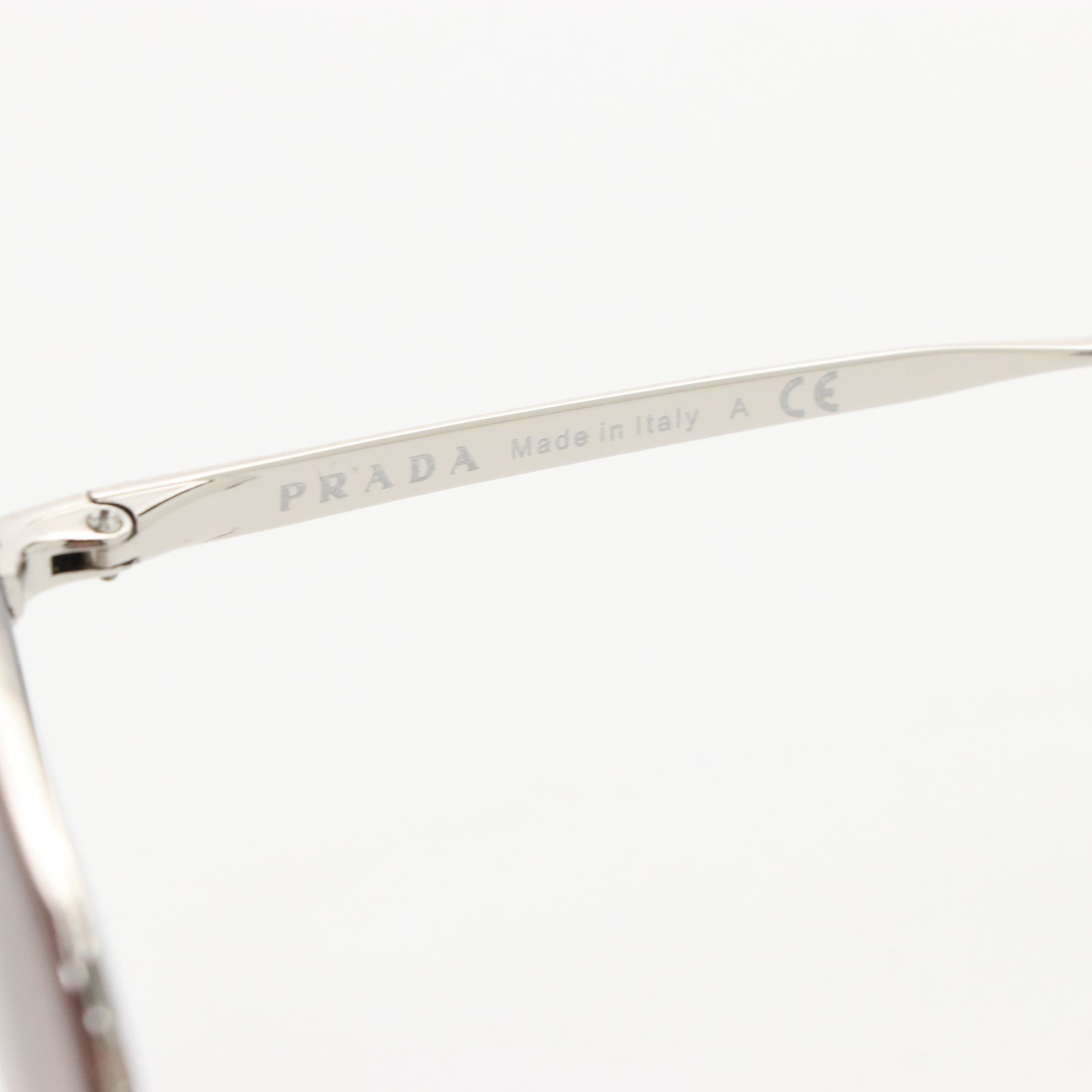 Prada SPR54S Modified Cat Eye Sunglasses with Case