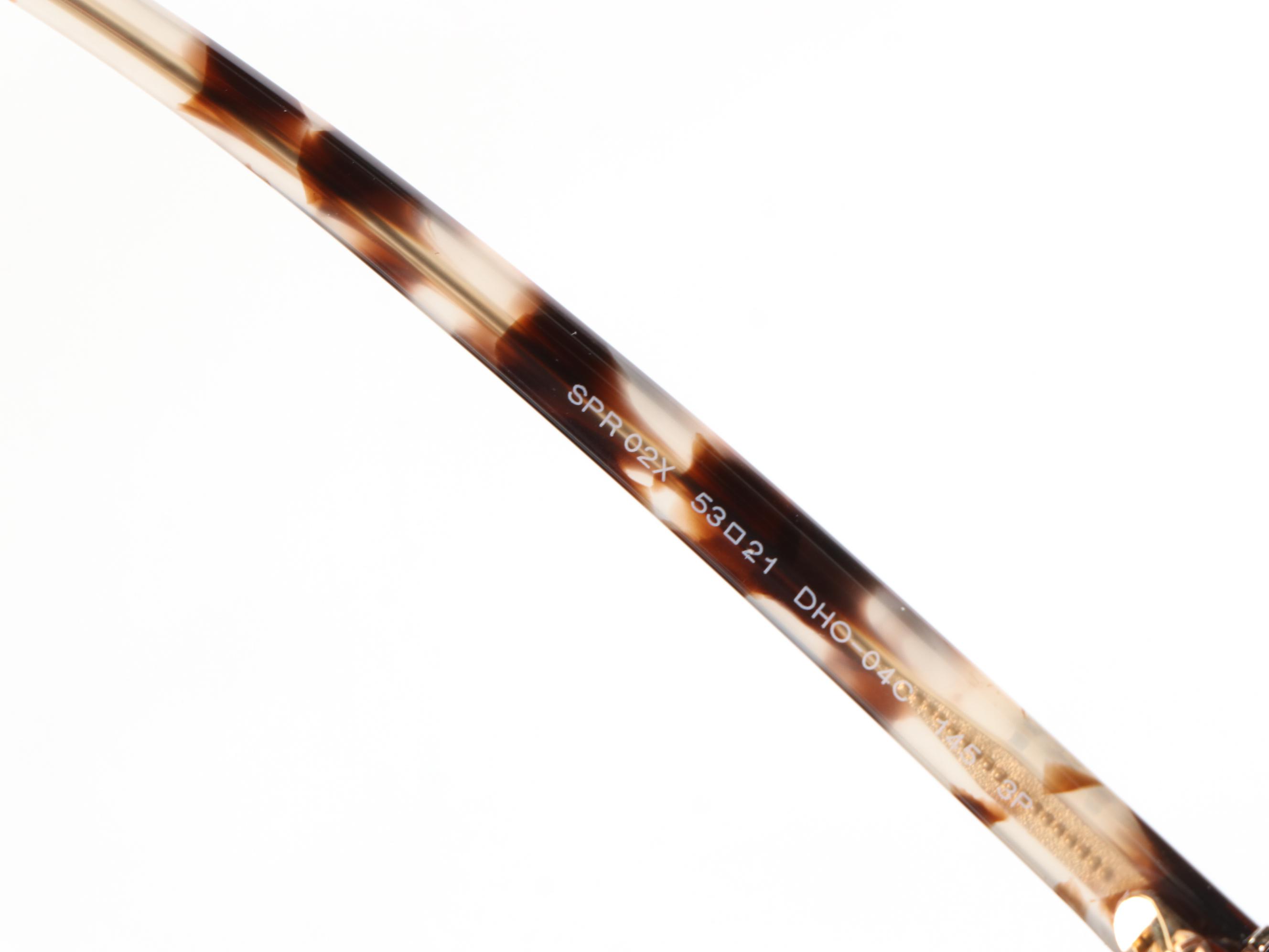 Prada SPR02X Round Polarized Sunglasses with Case and Box