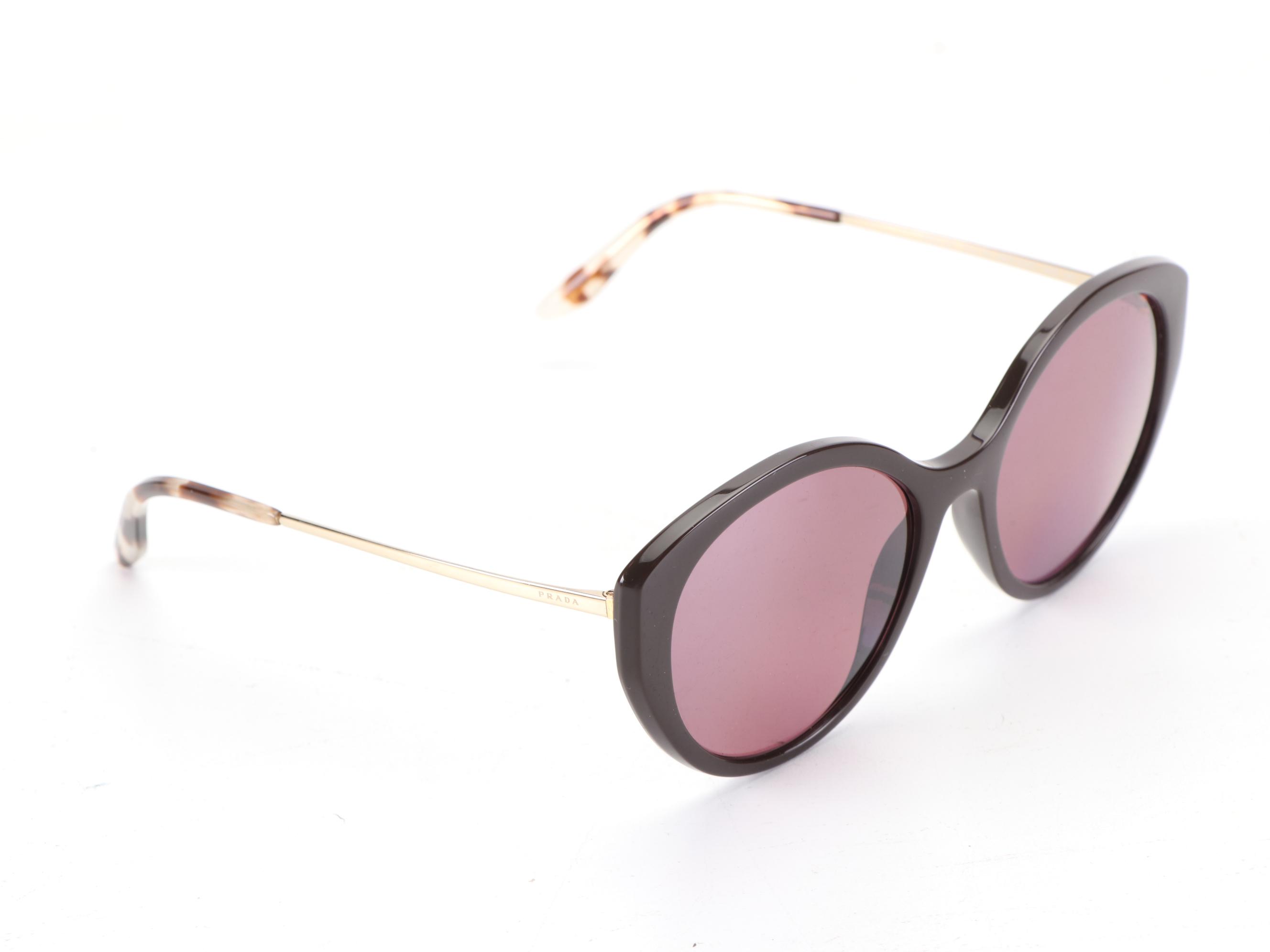 Prada SPR18X Polarized Sunglasses with Case and Box