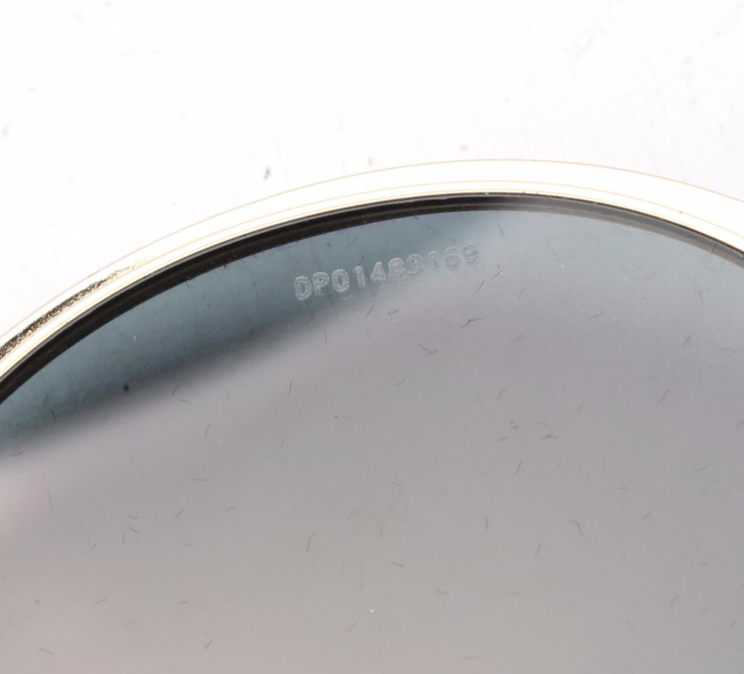 Prada SPR57T Round Sunglasses in Black and Pink with Case and Box