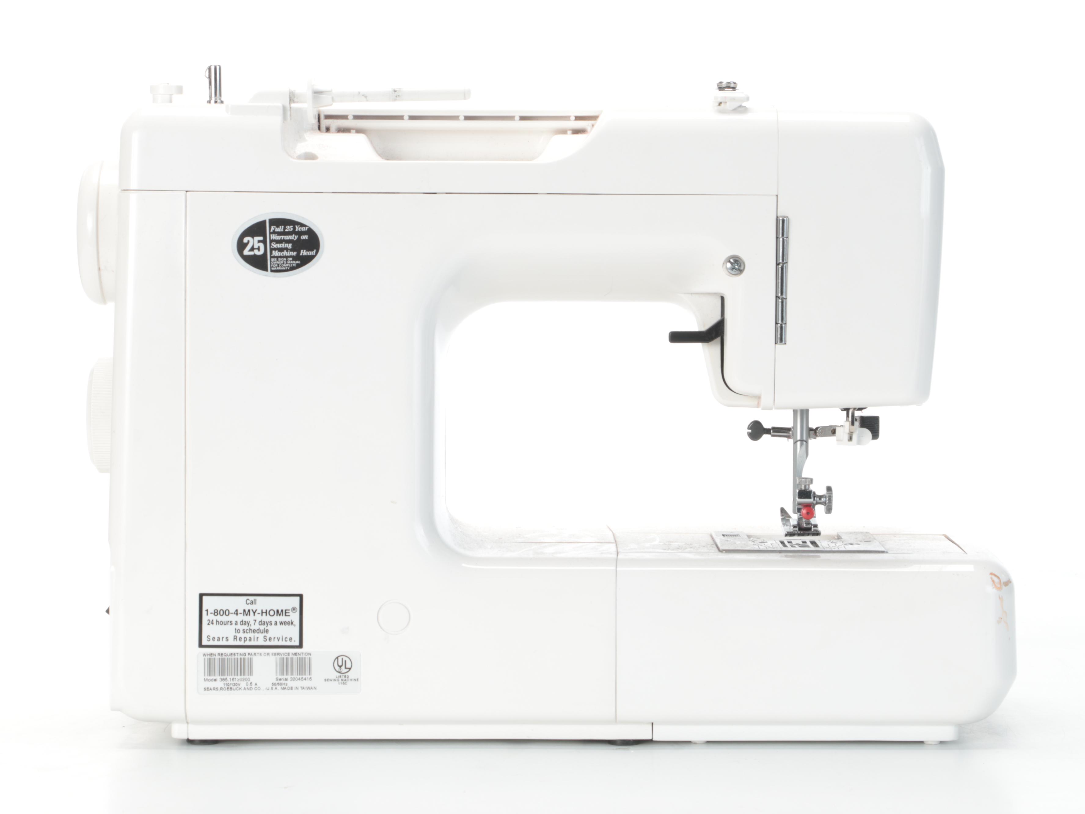 Sears Kenmore 385.16120200 12-Stitch Sewing Machine
