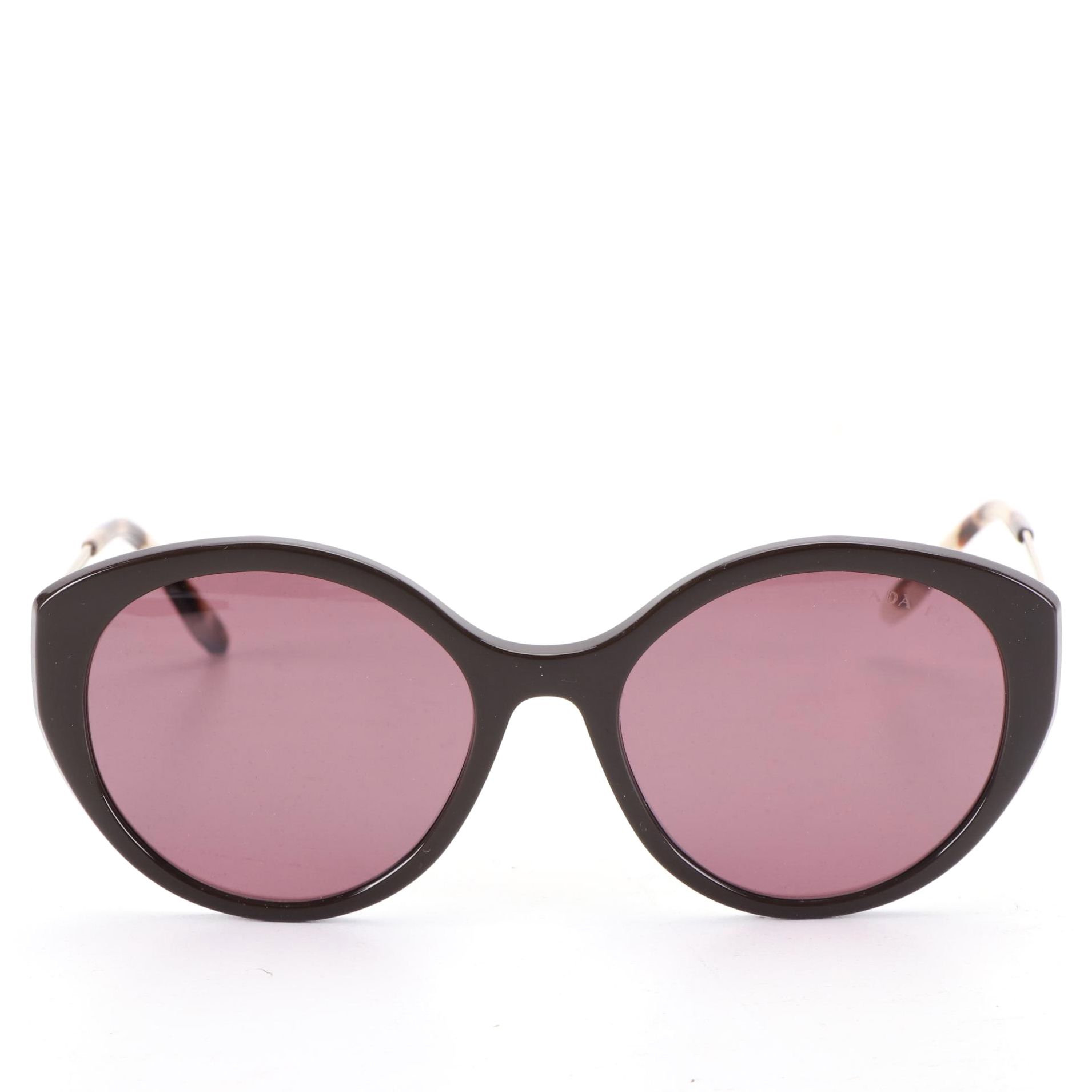 Prada SPR18X Polarized Sunglasses with Case and Box