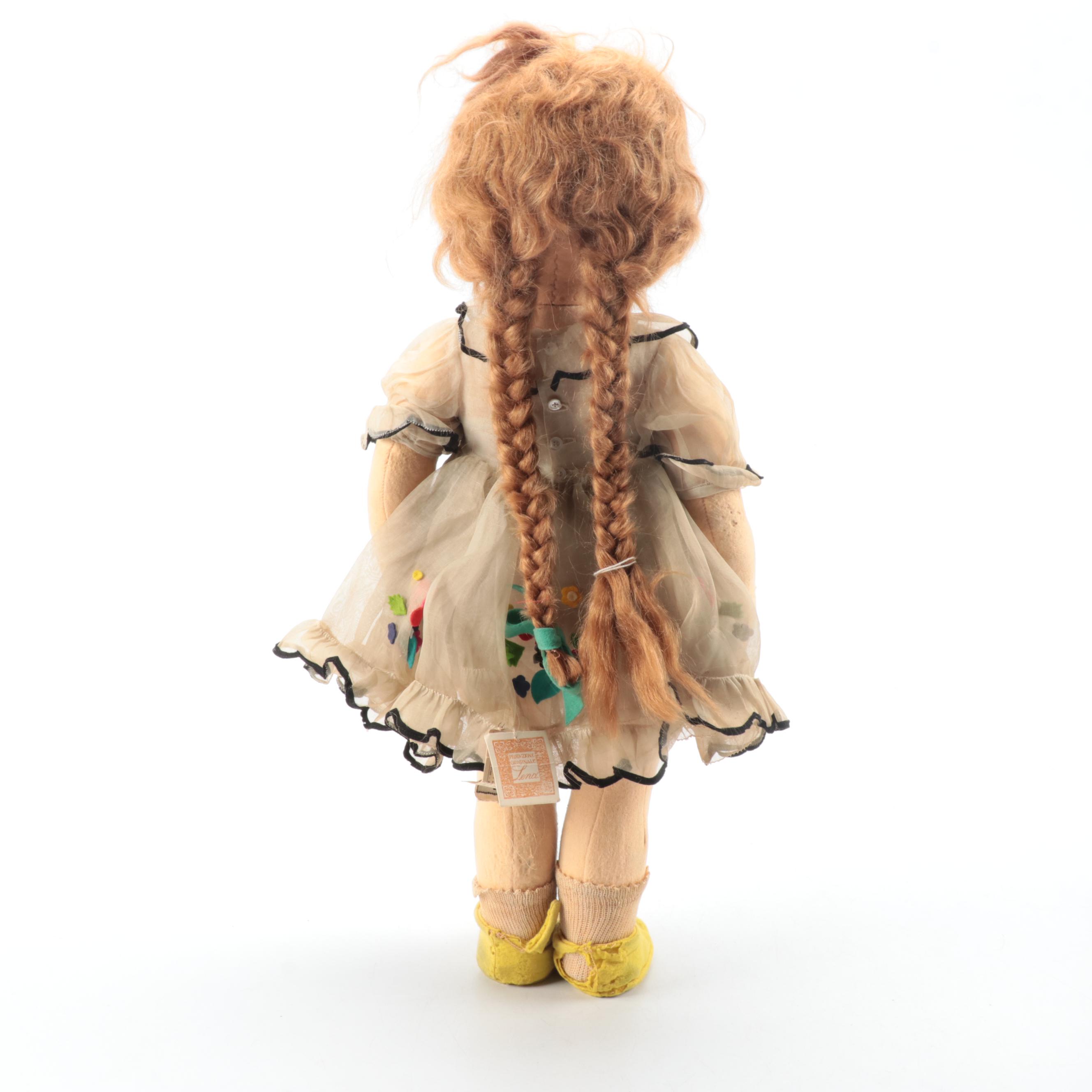 Lenci Italian Felted Wool Dolls, Mid-20th Century